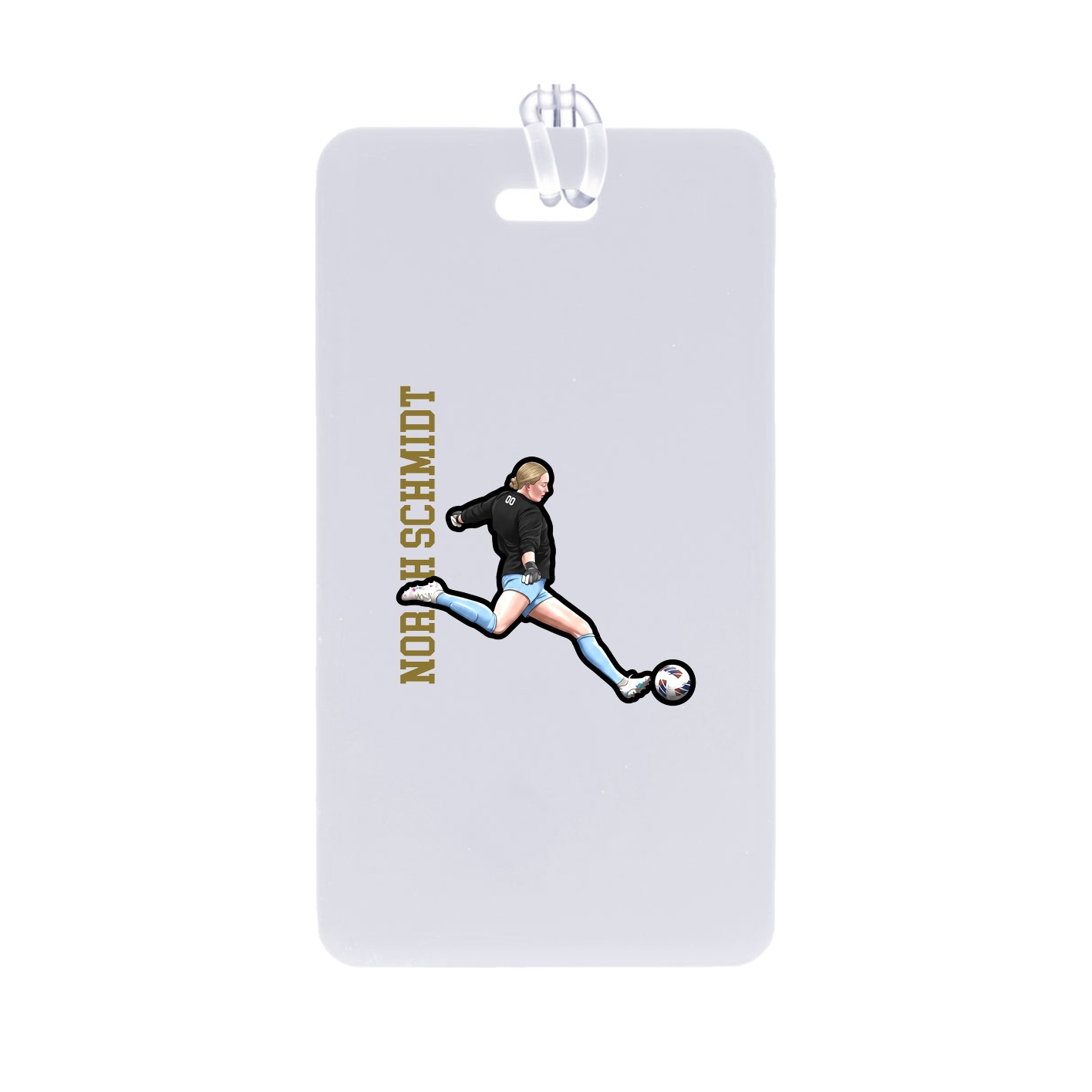 Bag Tag — Name Vertical in Classic