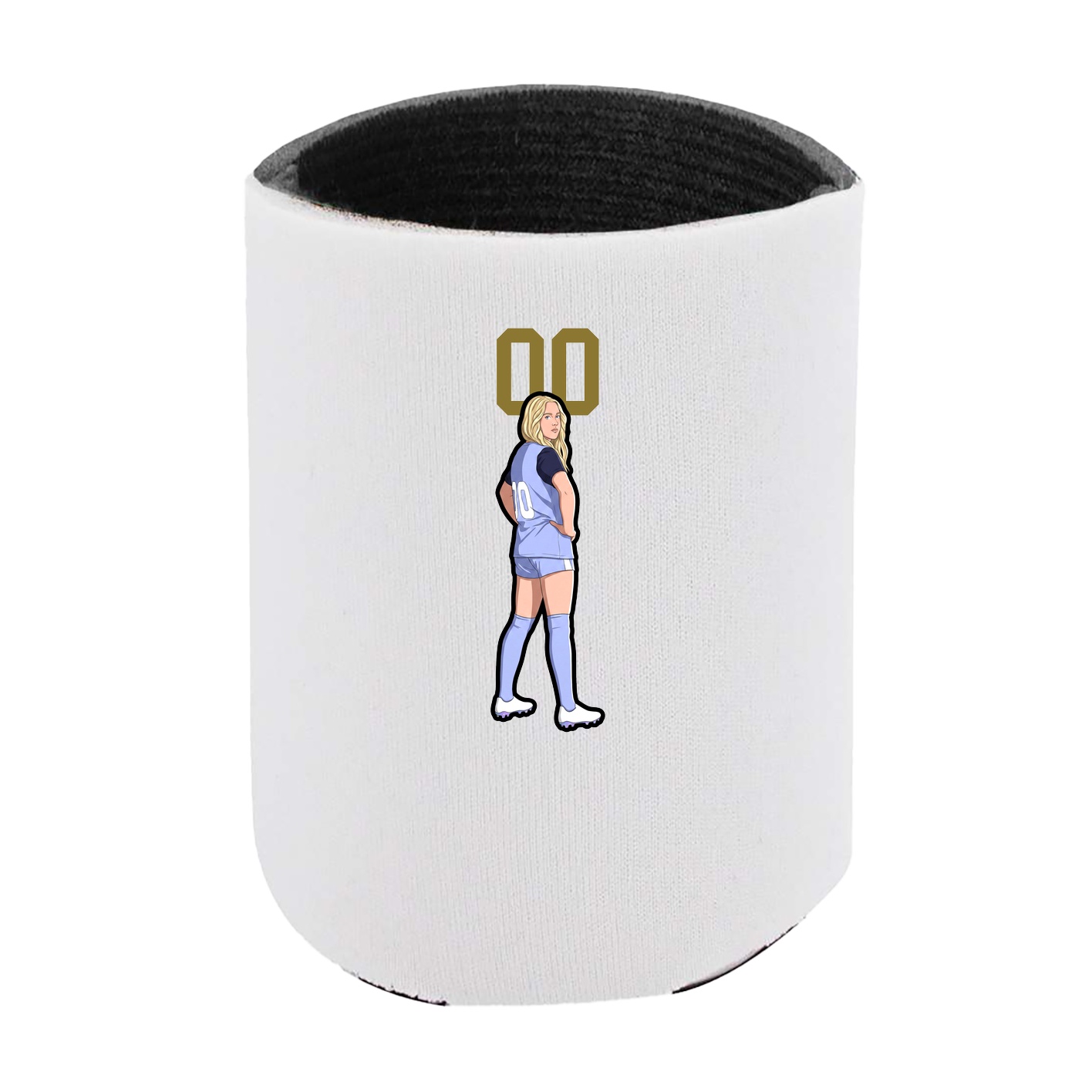 Can Holder — Number Top in White