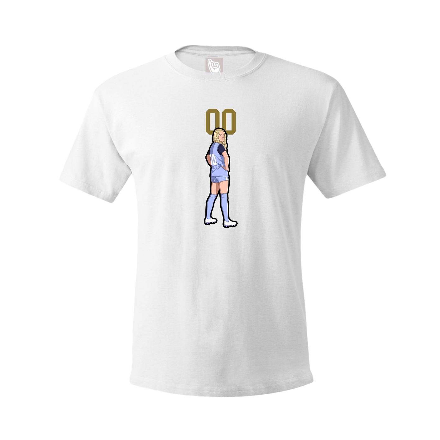 Tee — Number Top in White