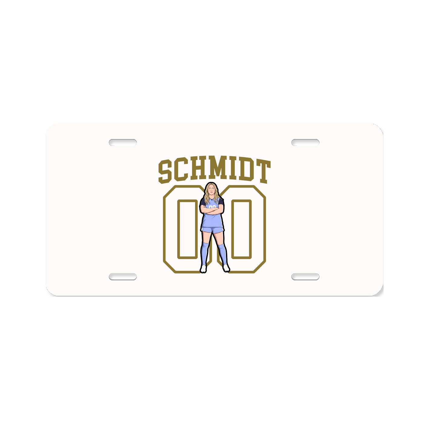 License Plate — Shirsey in Classic
