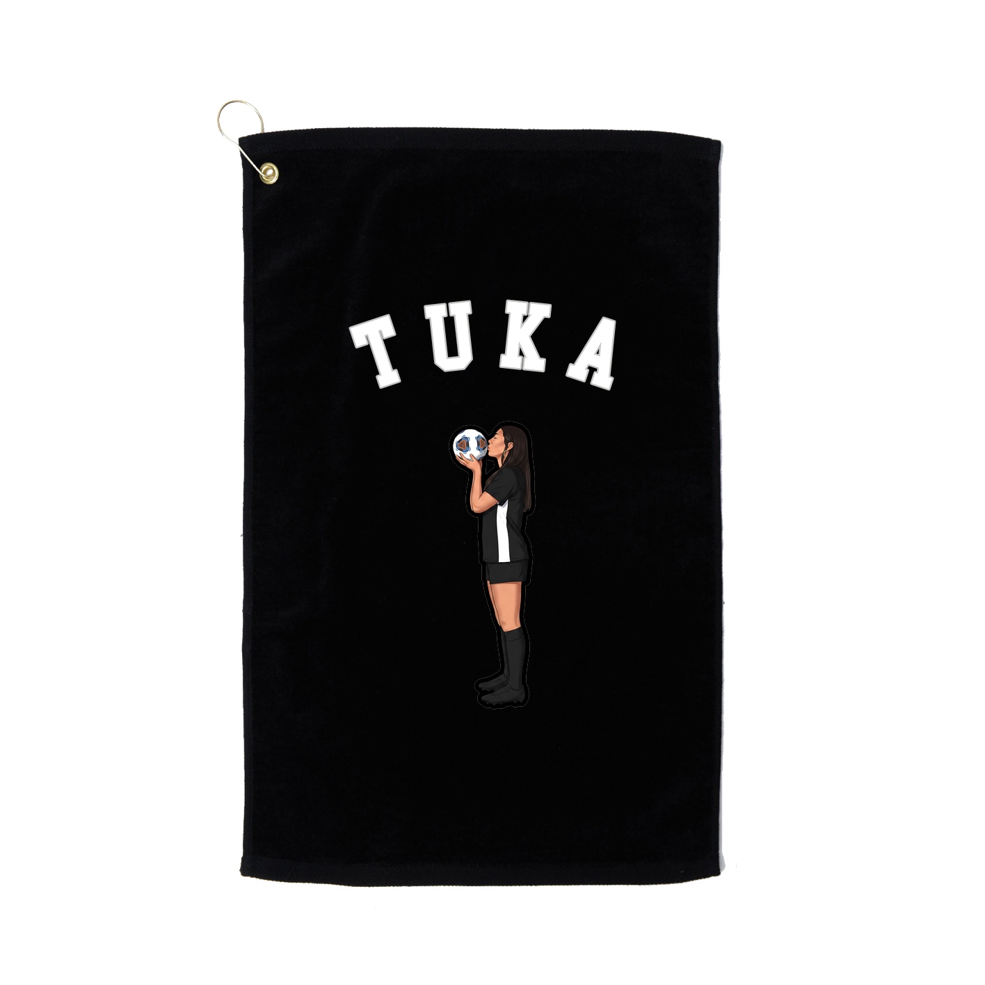 Golf Towel — Shirsey Arch in Black