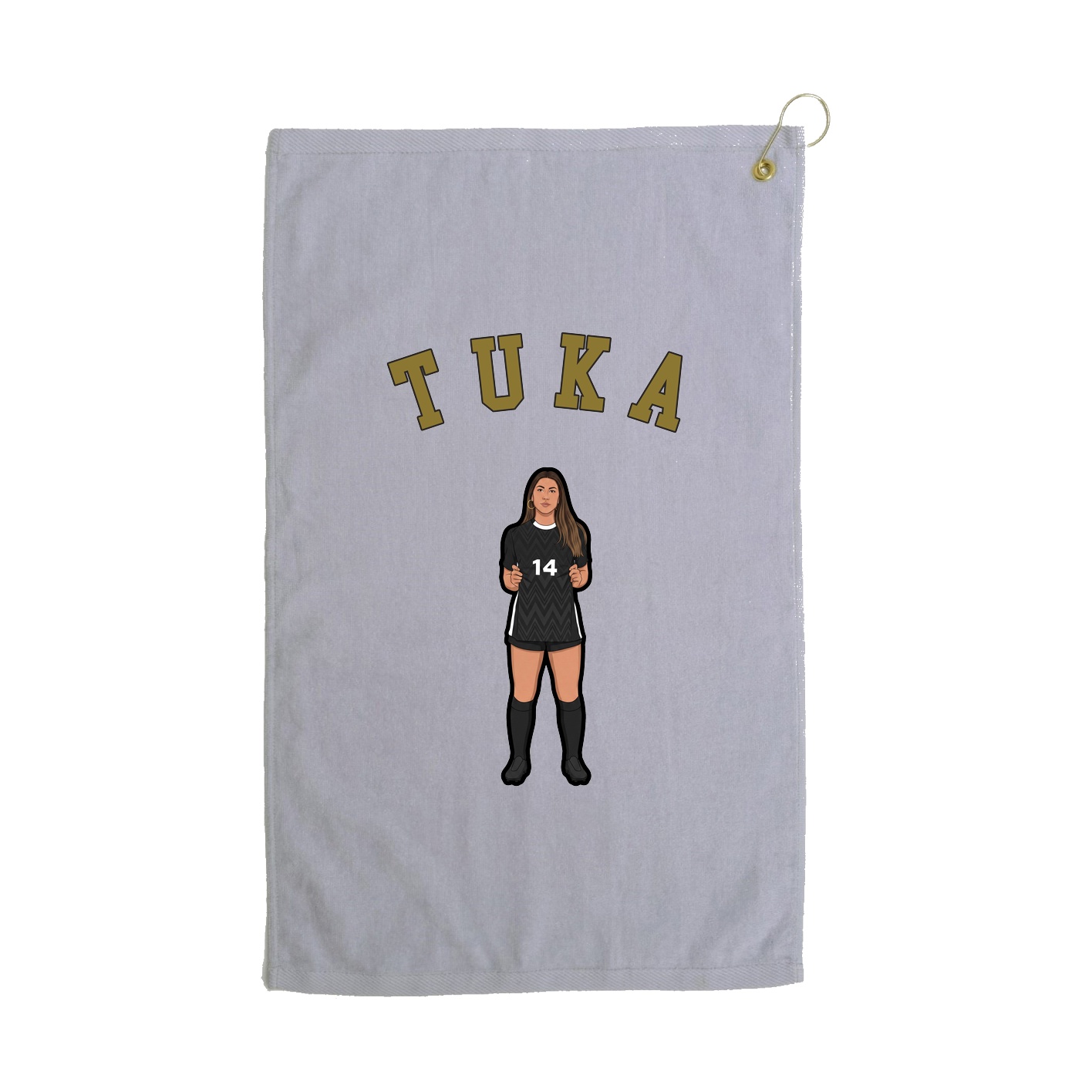 Golf Towel — Shirsey Arch in Grey