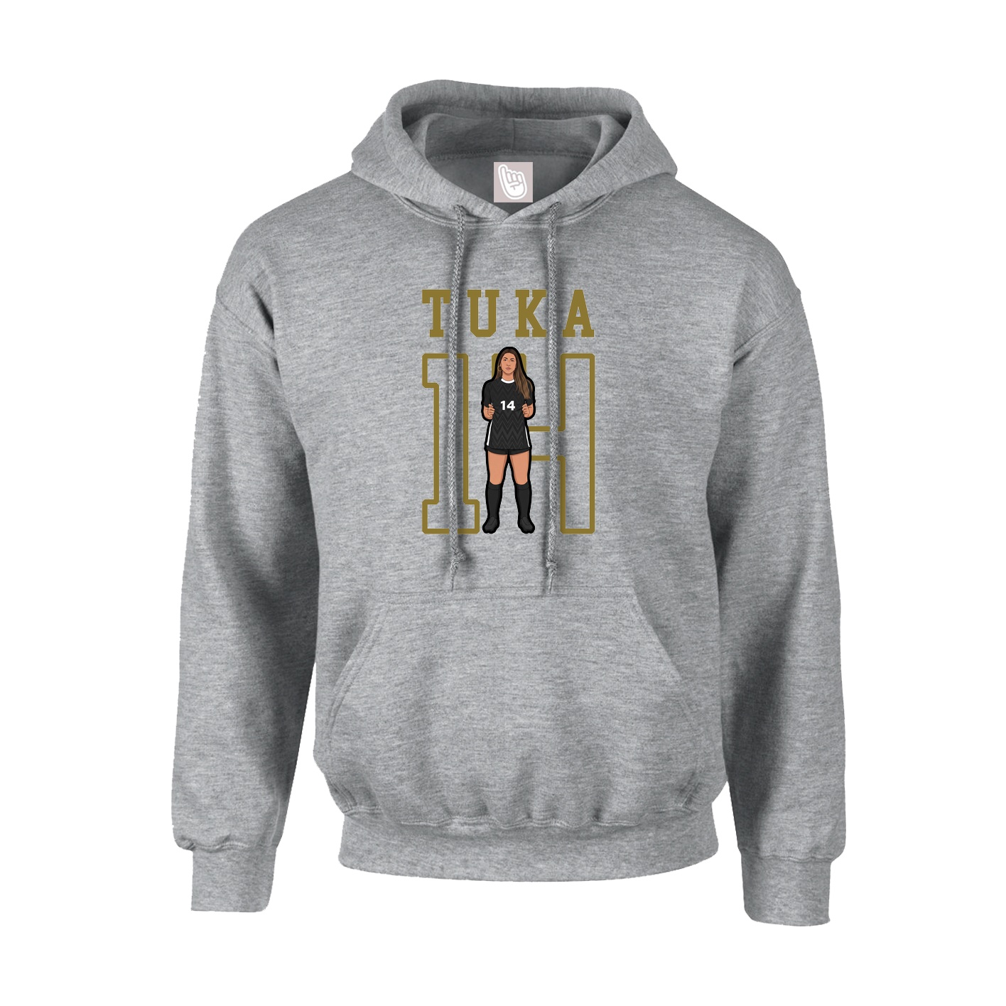 Hoodie — Shirsey in Grey