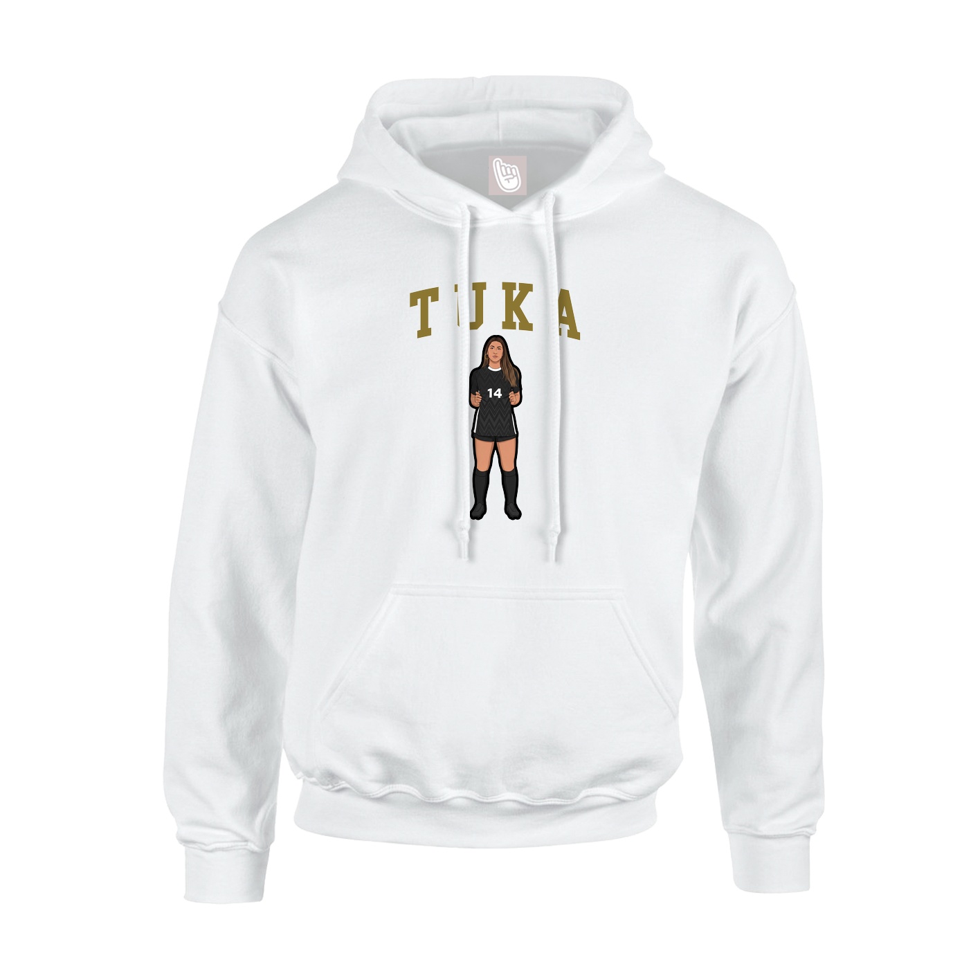 Youth Hoodie — Shirsey in White