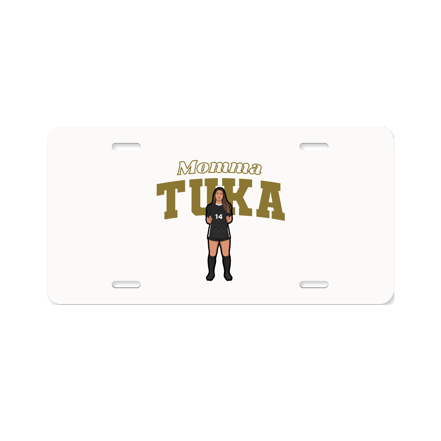 License Plate — Mothers Day Block in Classic