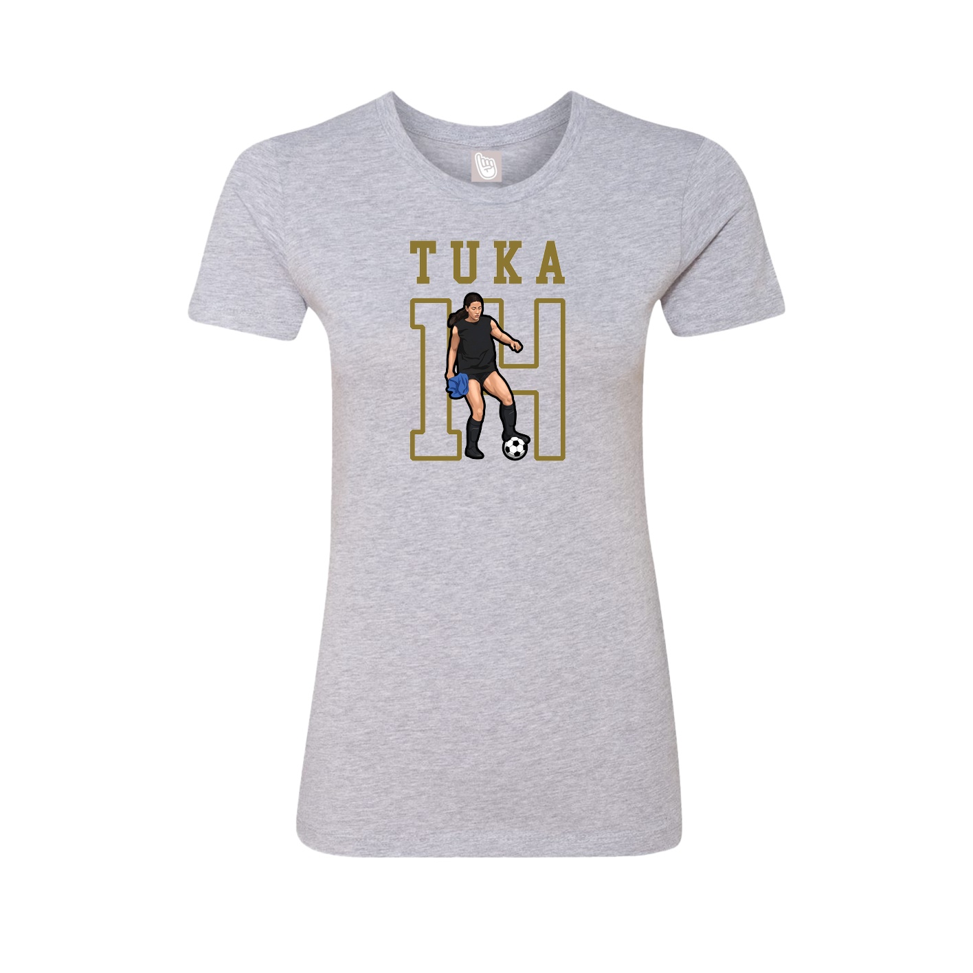 Fitted Women's Tee — Shirsey in Grey