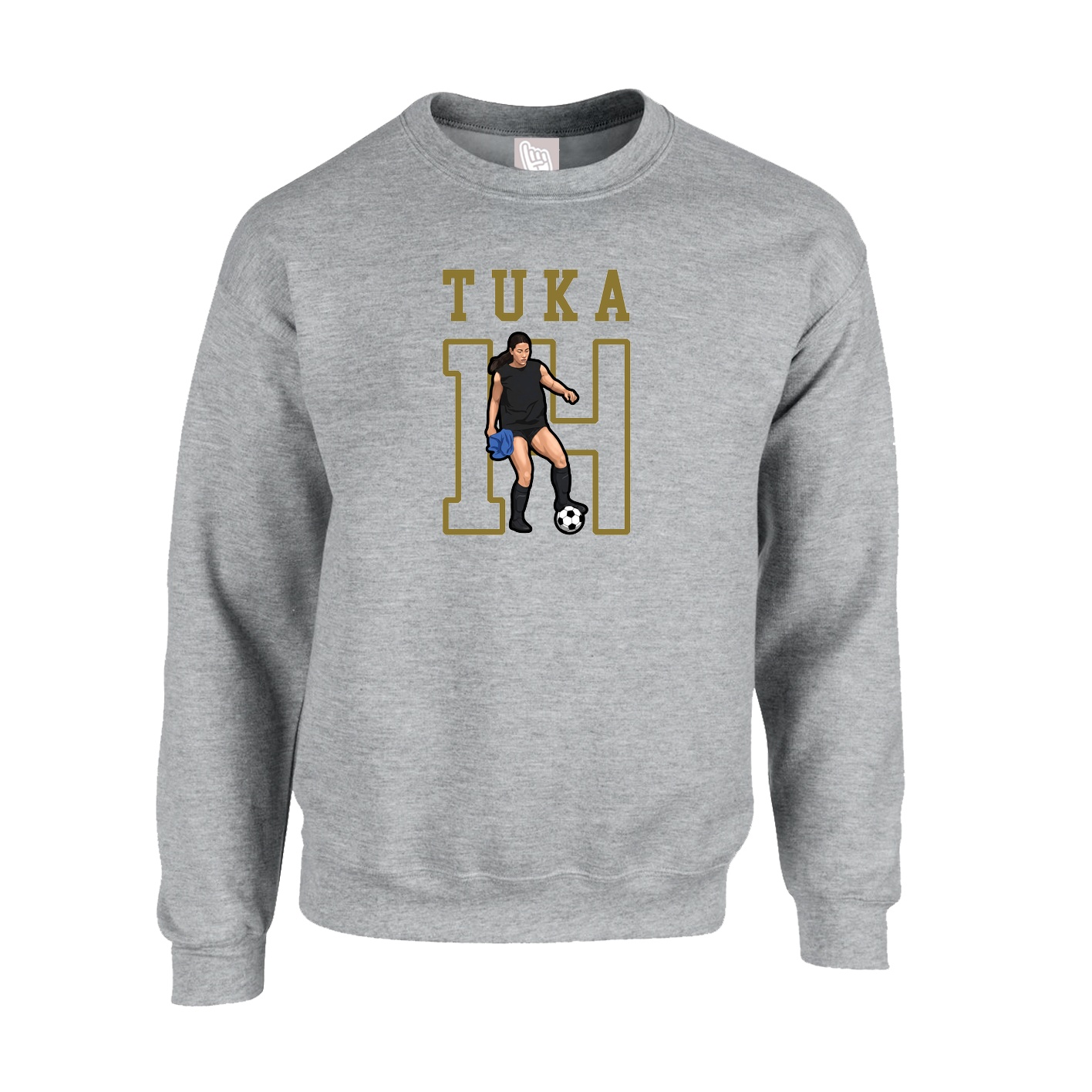 Fleece Crew — Shirsey in Grey