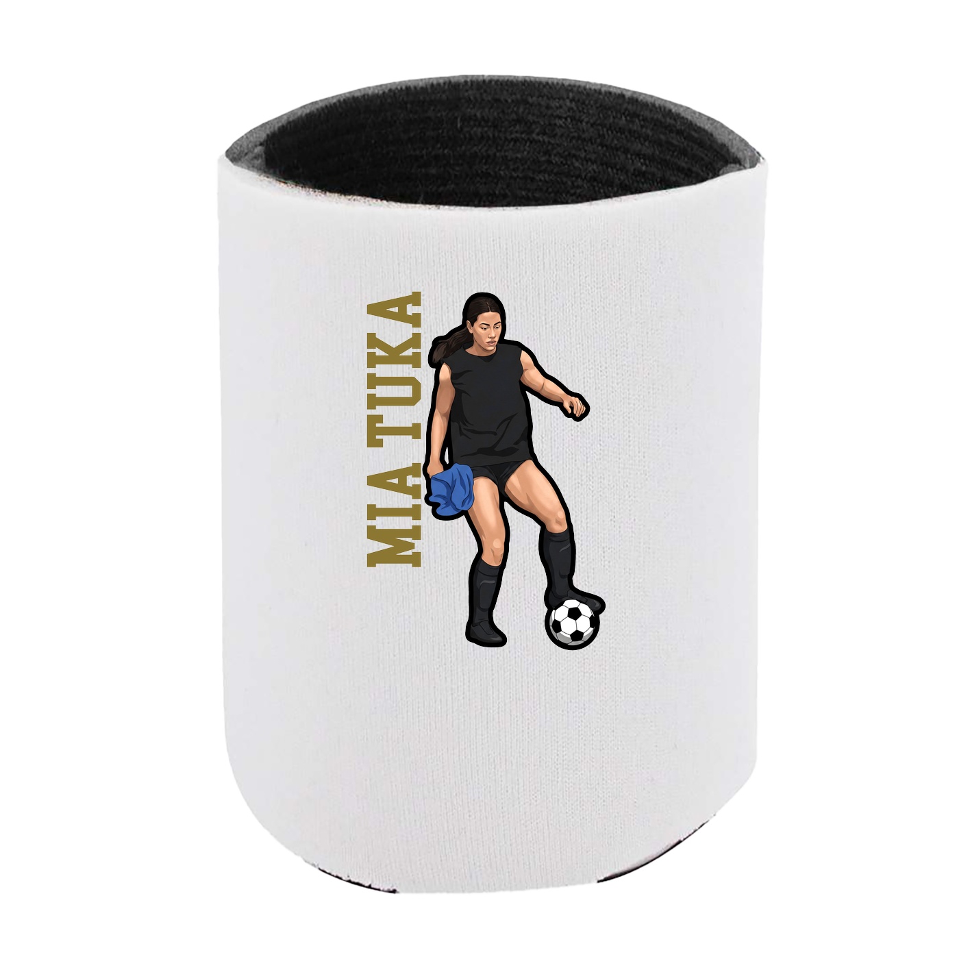 Can Holder — Name Vertical in White