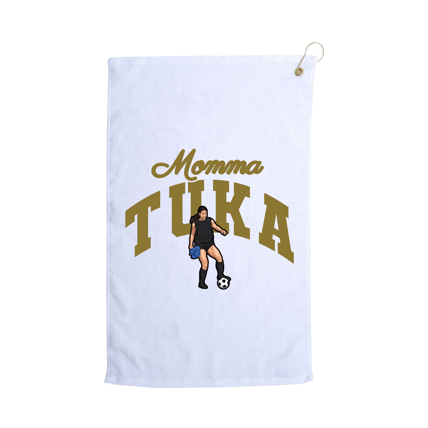 Golf Towel — Mothers Day Arch in White