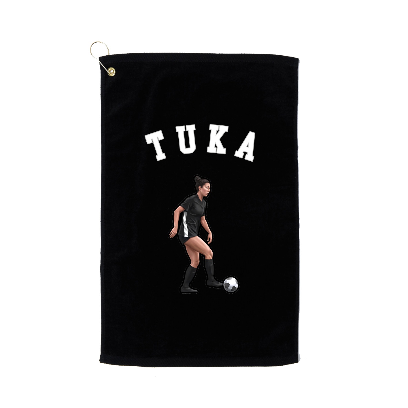 Golf Towel — Shirsey Arch in Black