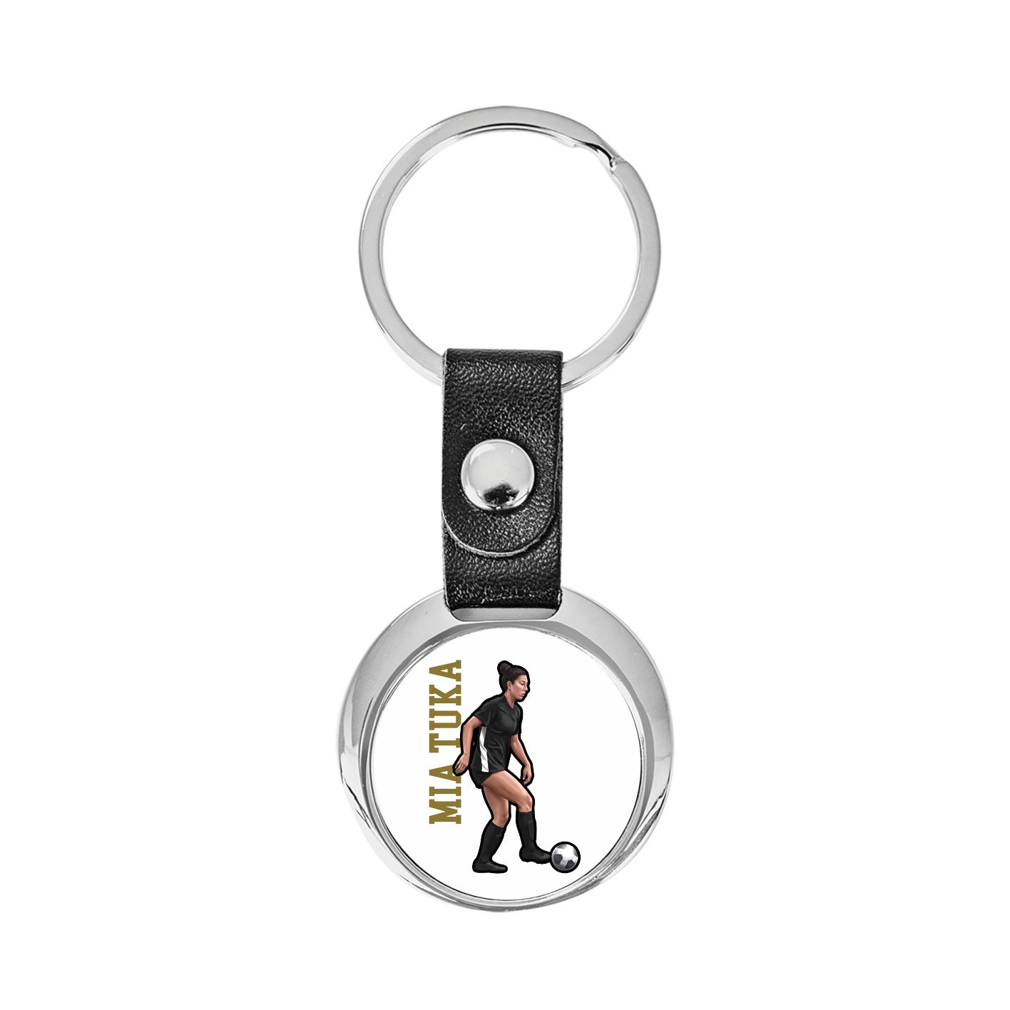 Key Chain — Name Vertical in Classic