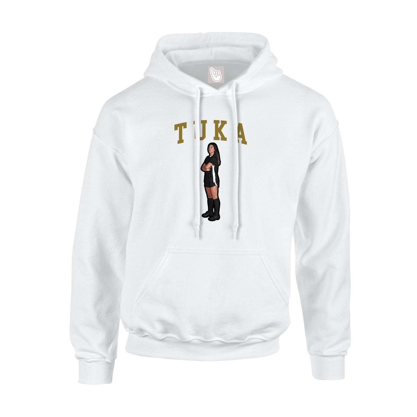 Hoodie — Shirsey in White