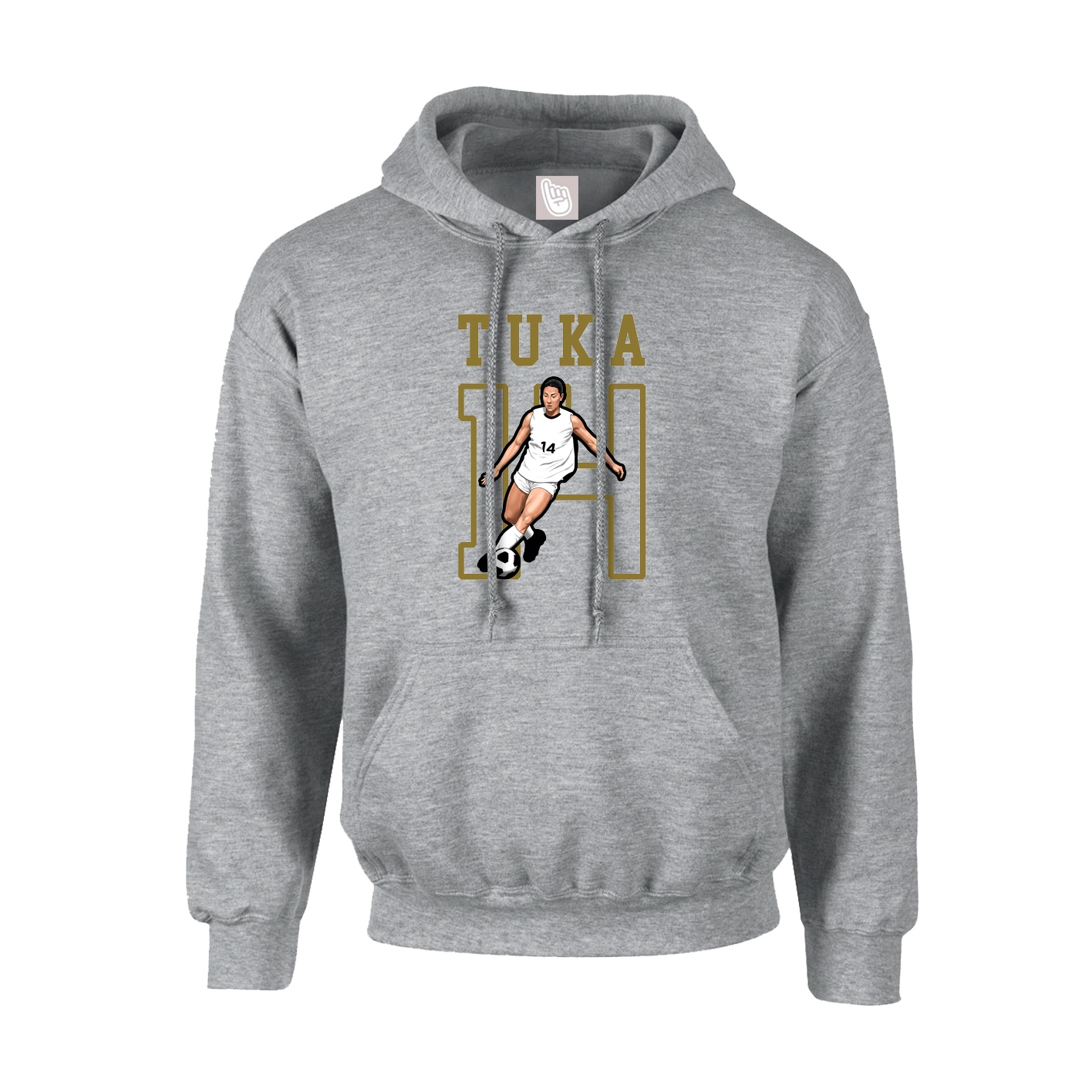 Hoodie — Shirsey in Grey