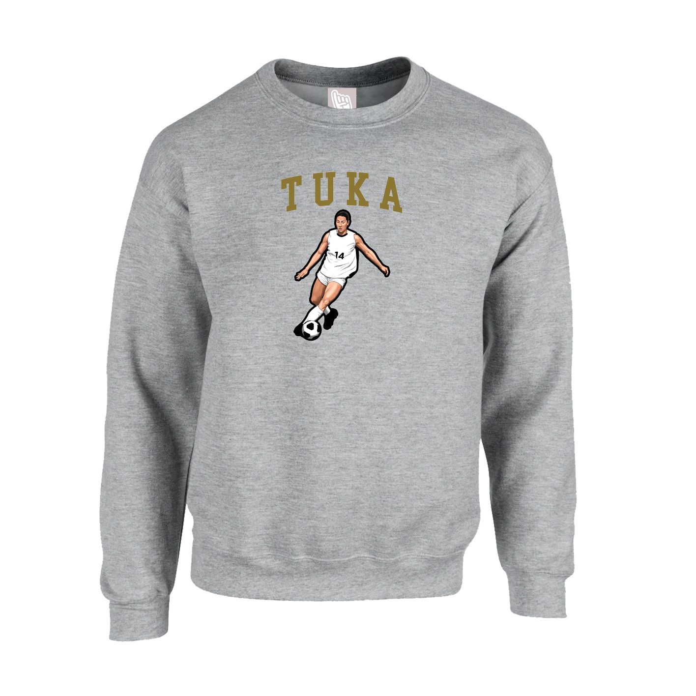 Fleece Crew — Shirsey in Grey