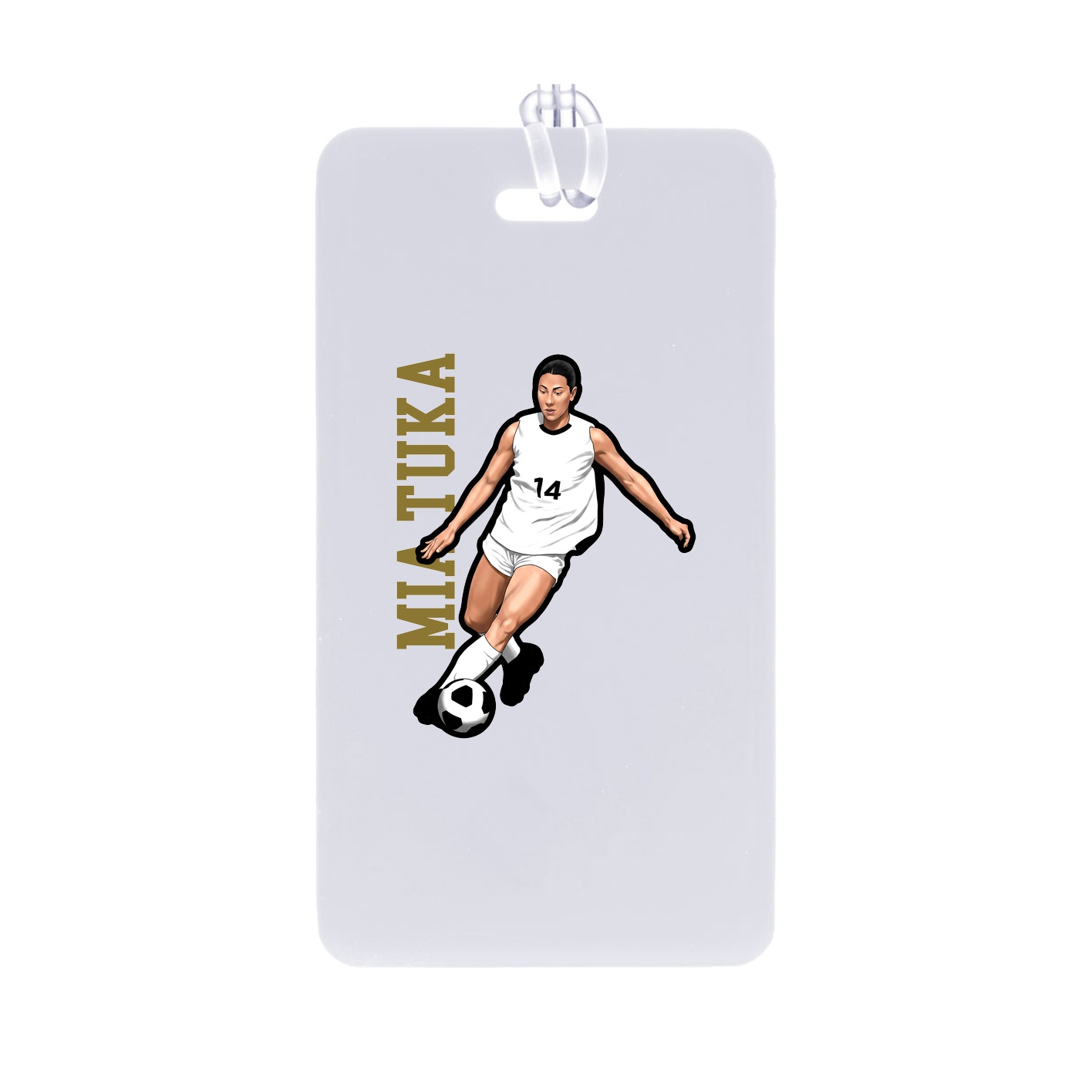 Bag Tag — Name Vertical in Classic