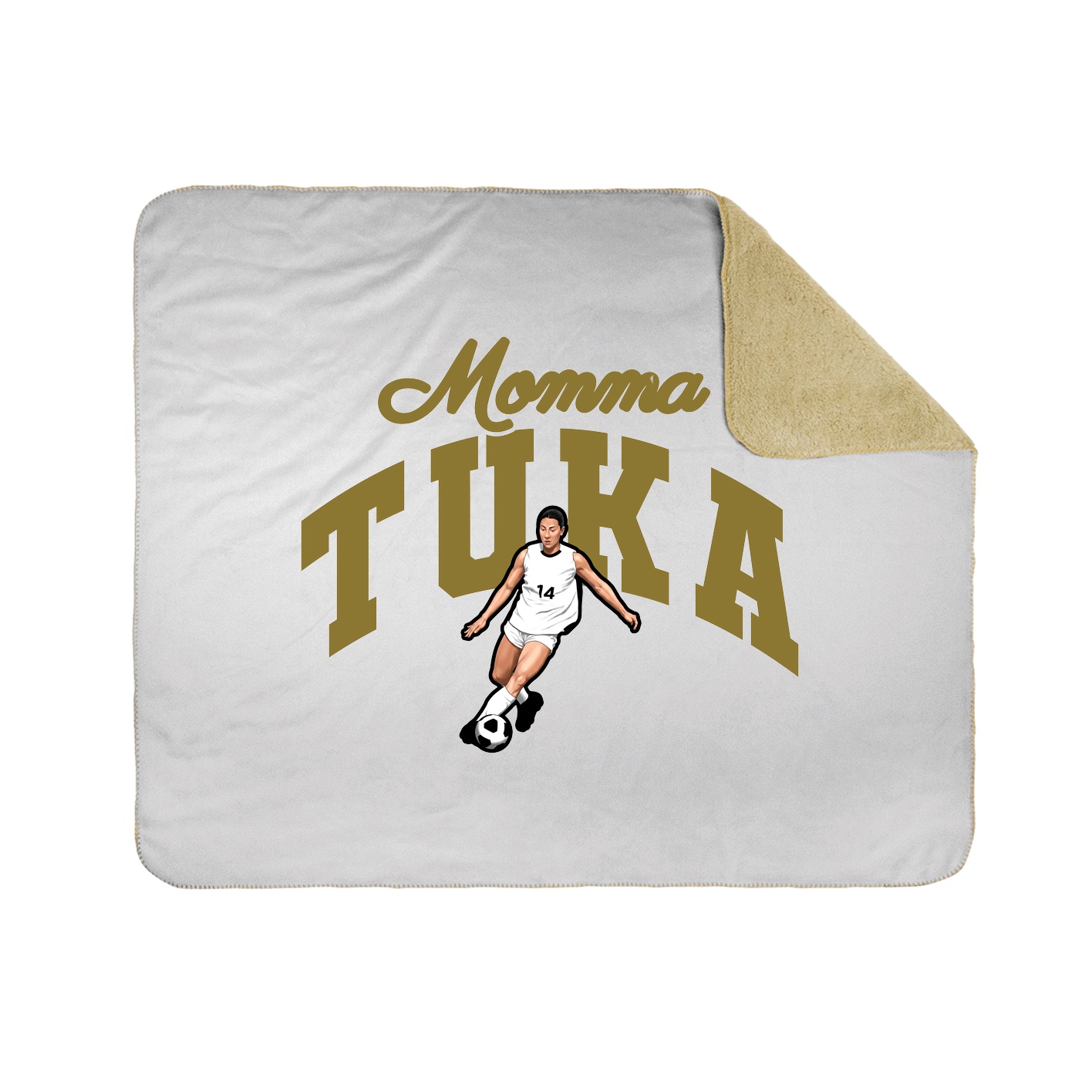 Throw Blanket — Mothers Day Arch in White