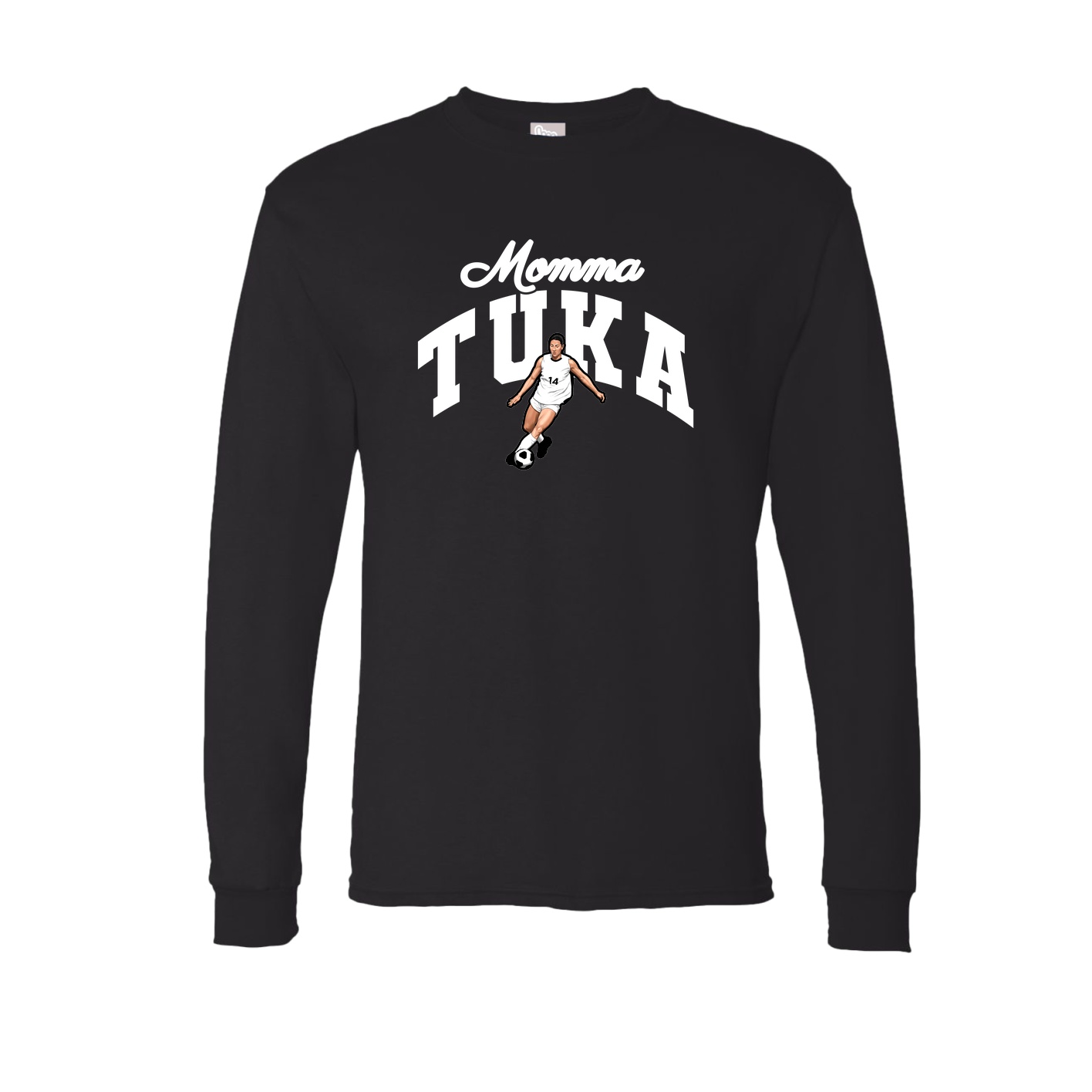 Long Sleeve Tee — Mothers Day Arch in Black