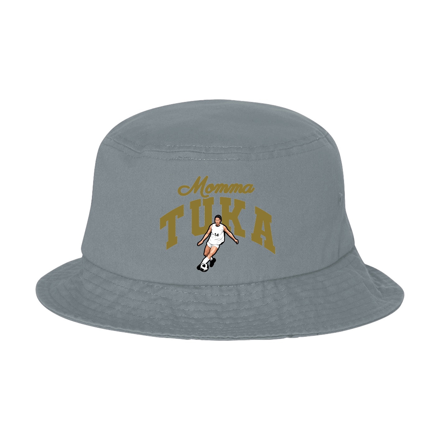 Bucket Cap — Mothers Day Arch in Grey