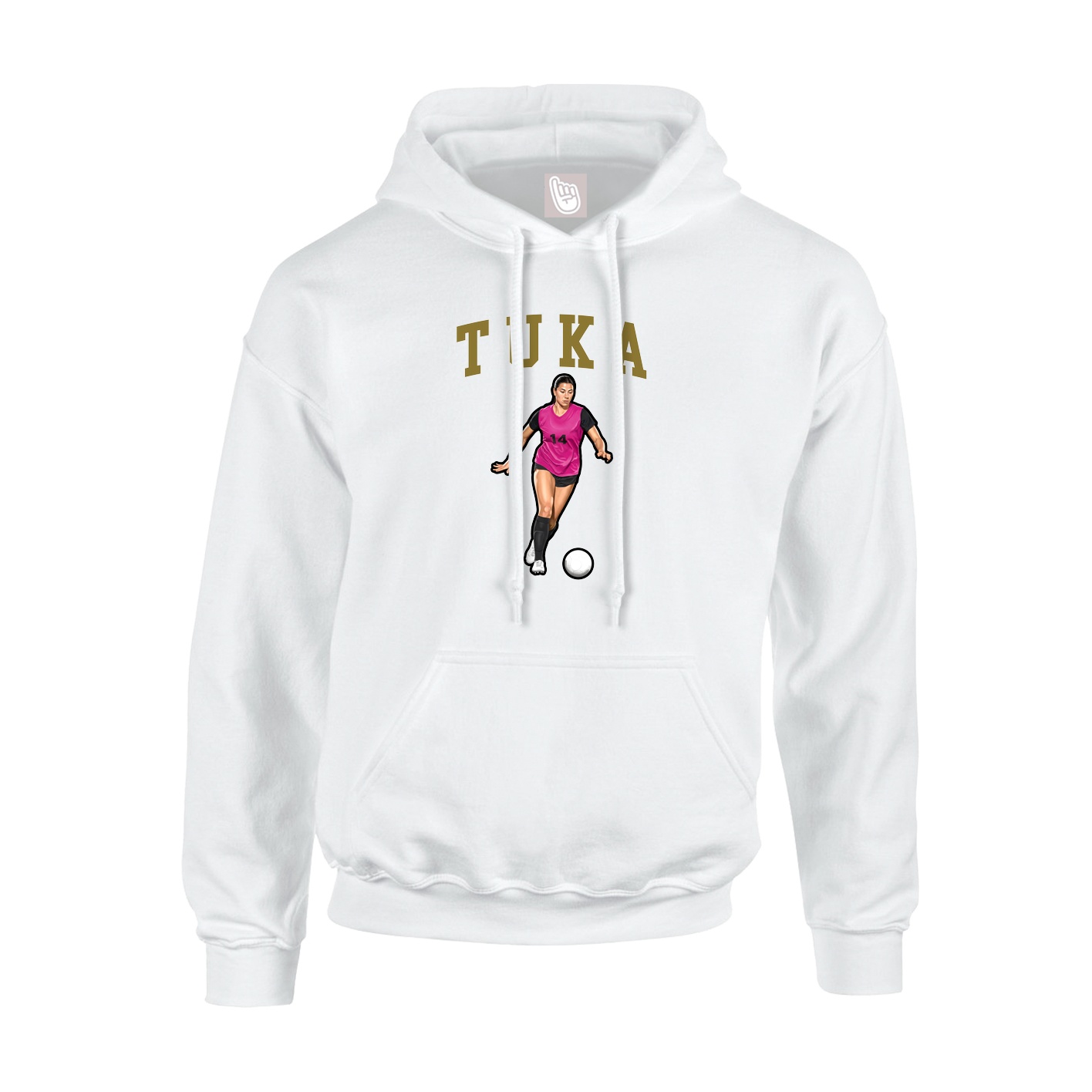 Hoodie — Shirsey in White