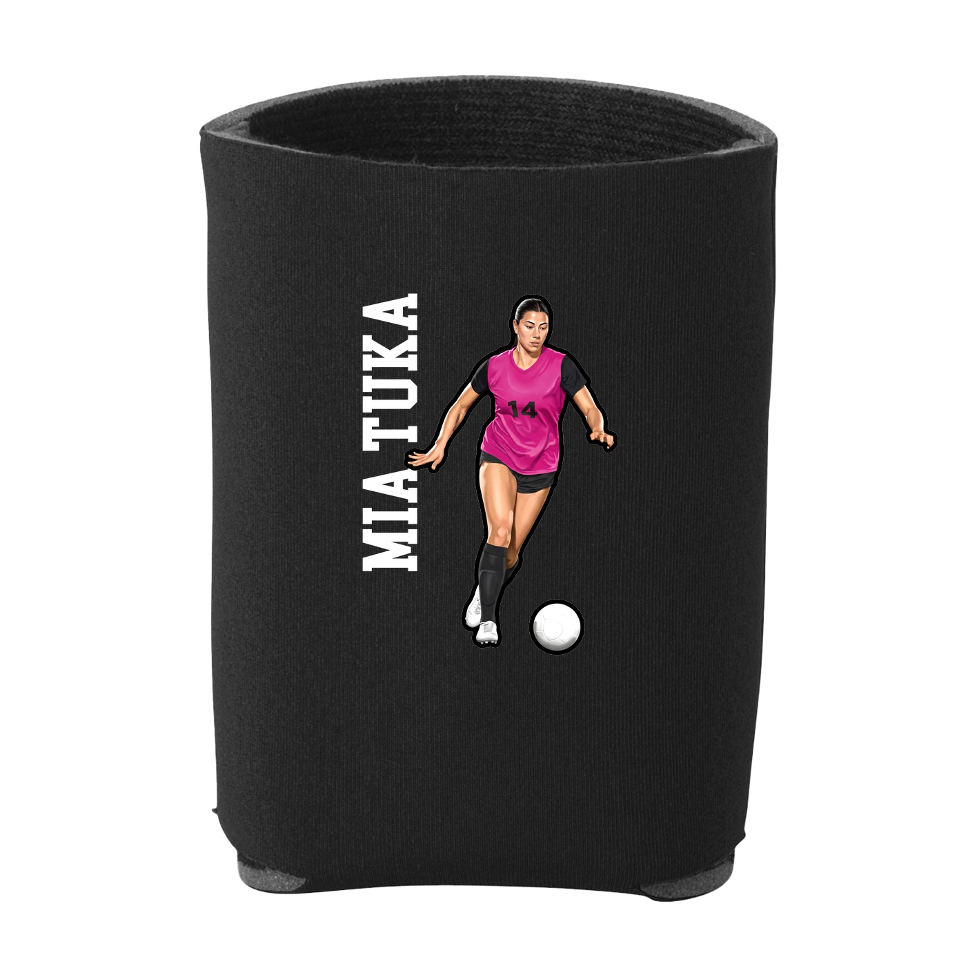 Can Holder — Name Vertical in Black