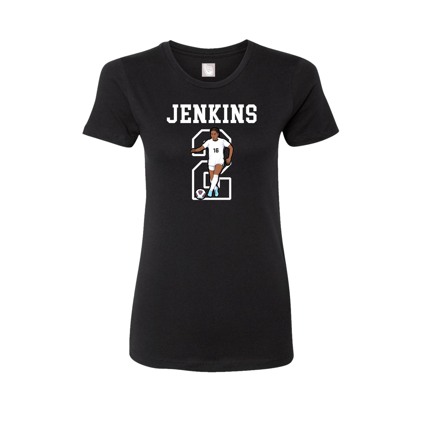 Fitted Women's Tee — Shirsey in Black