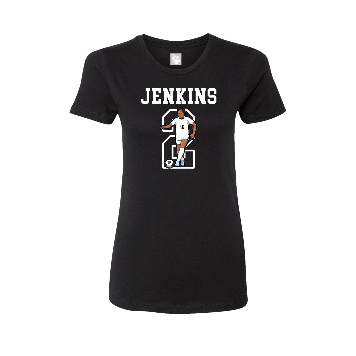 Fitted Women's Tee — Shirsey in Black
