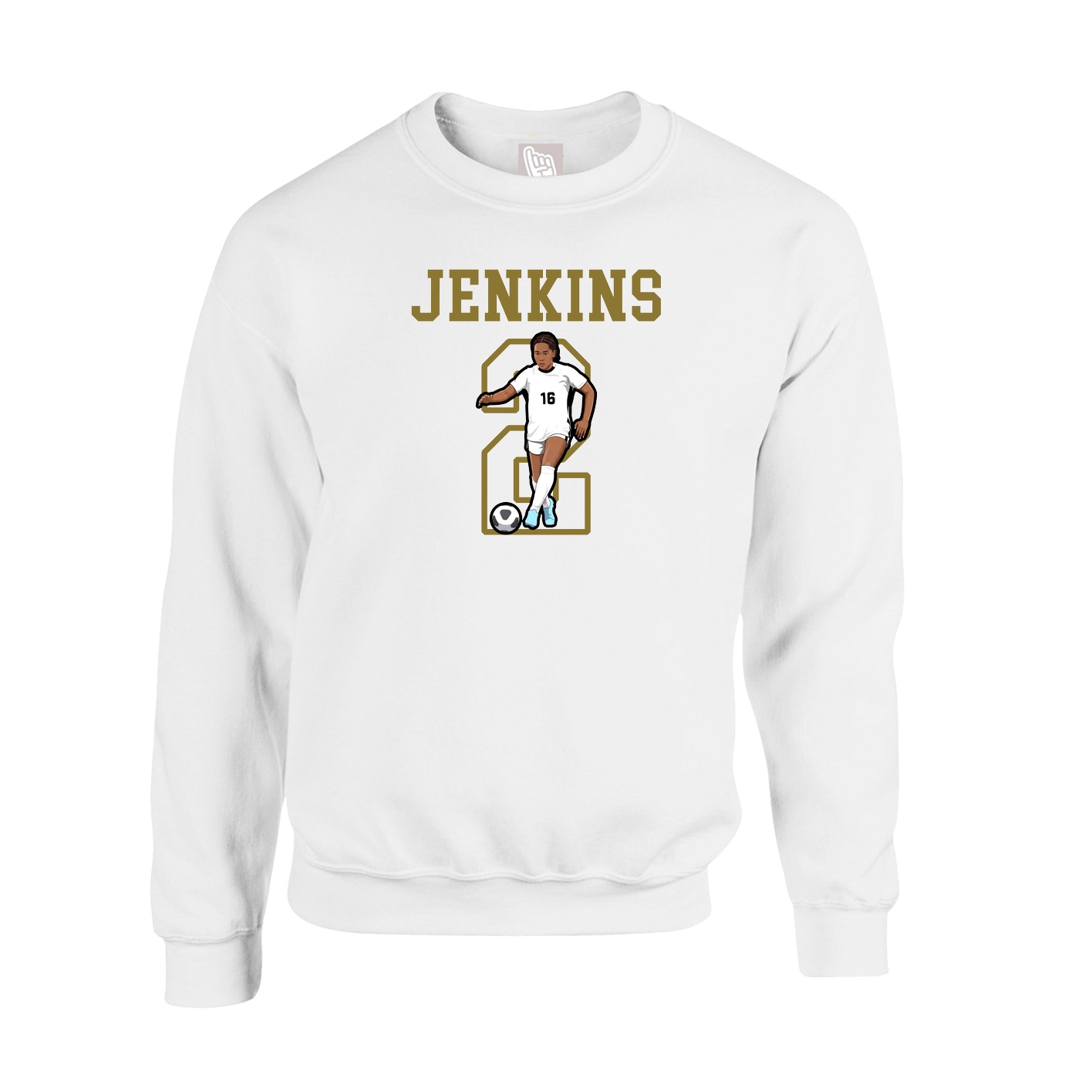 Fleece Crew — Shirsey in White