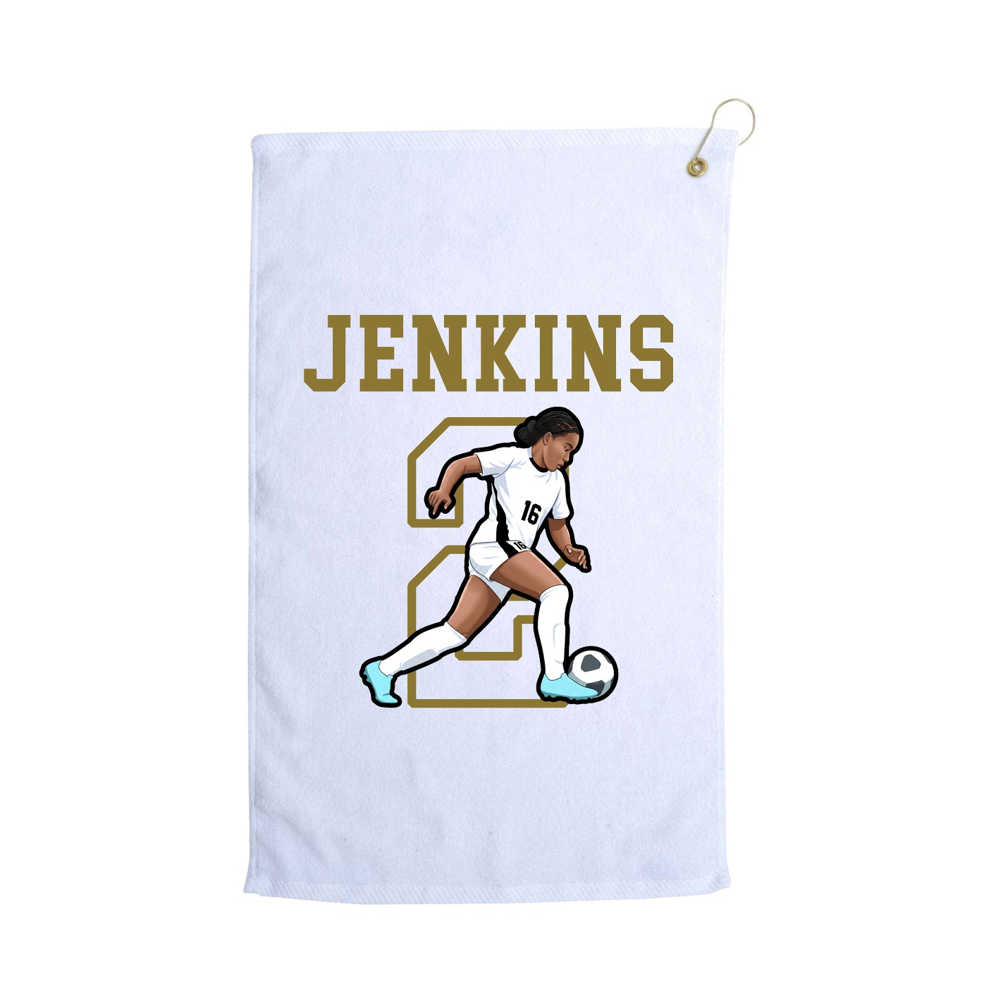 Golf Towel — Shirsey in White
