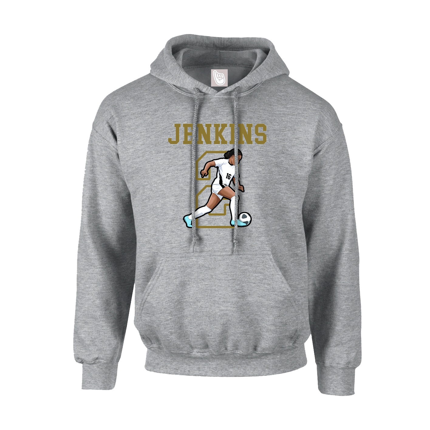 Hoodie — Shirsey in Grey