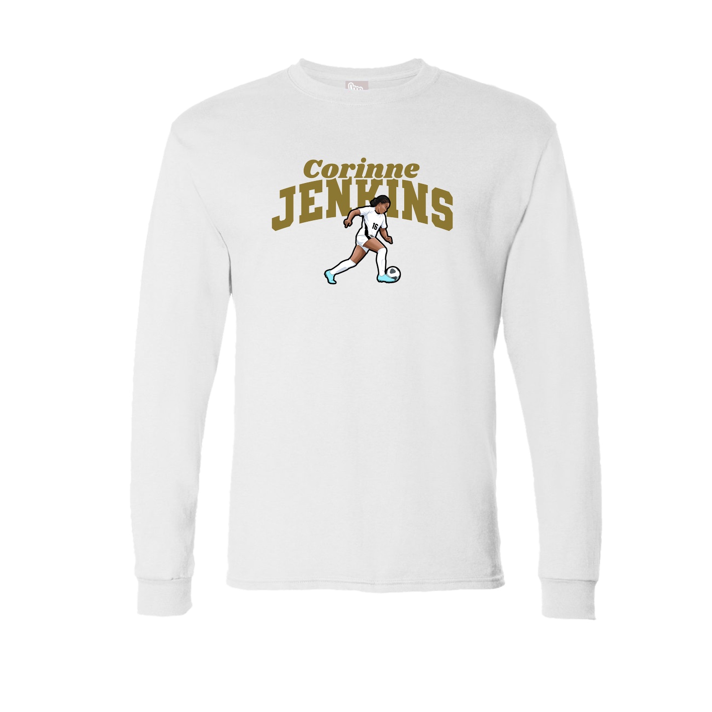 Long Sleeve Tee — Signature Arch in White