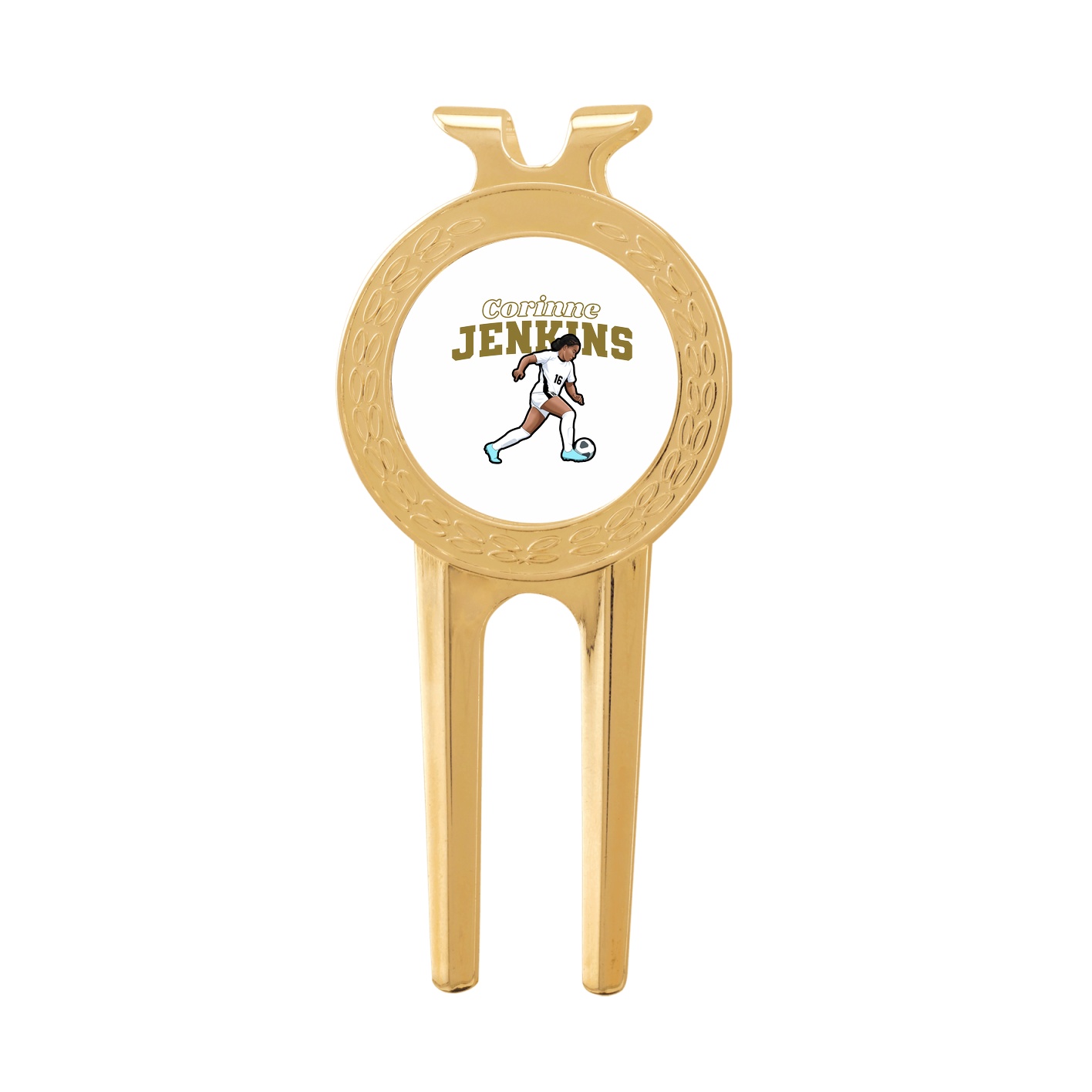 Divot Tool with Ball Marker — Name Arch in Classic