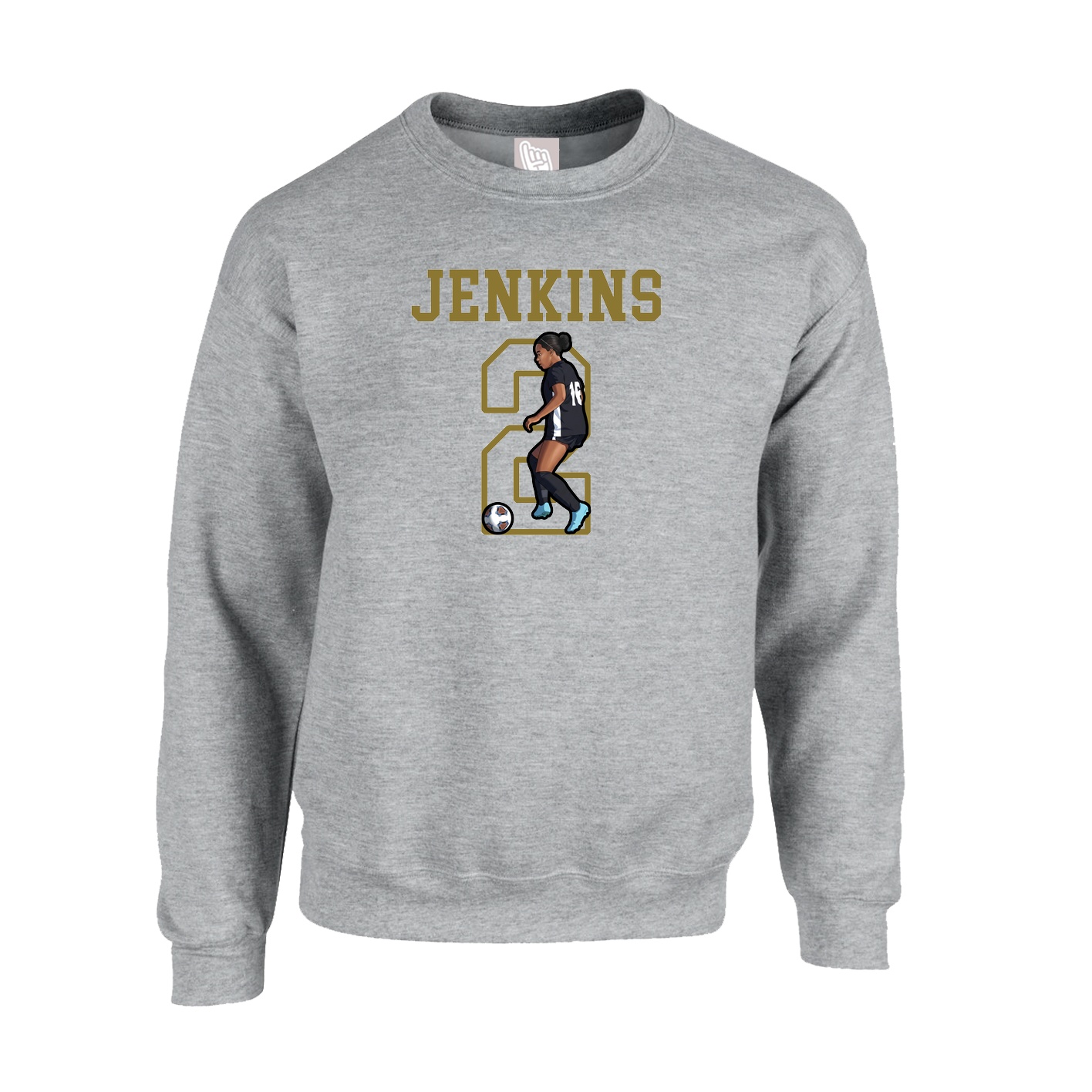 Fleece Crew — Shirsey in Grey