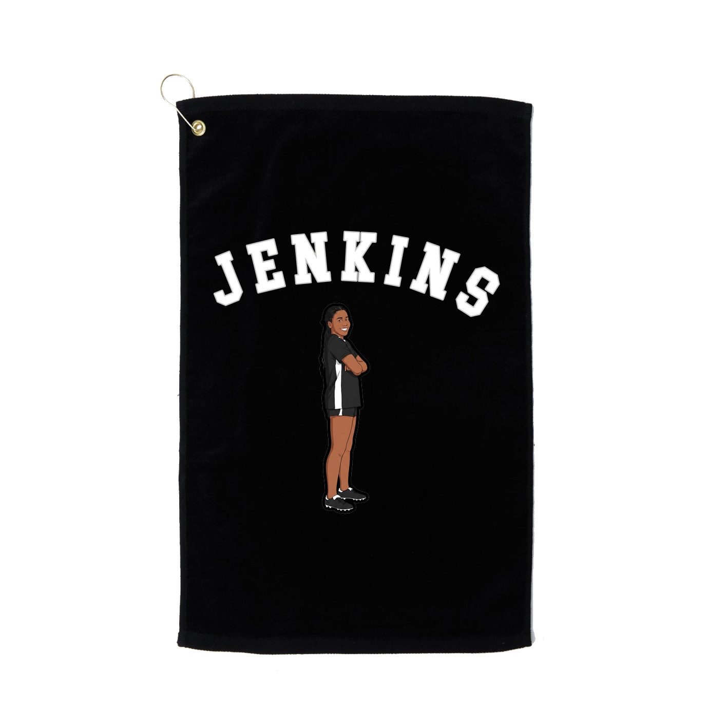 Golf Towel — Shirsey Arch in Black