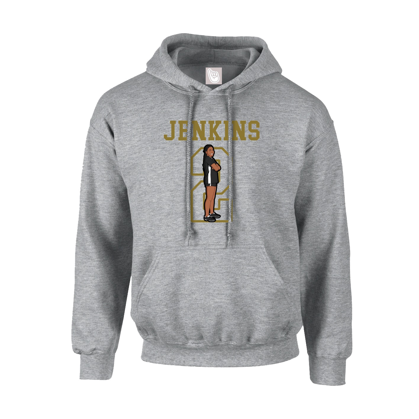 Hoodie — Shirsey in Grey