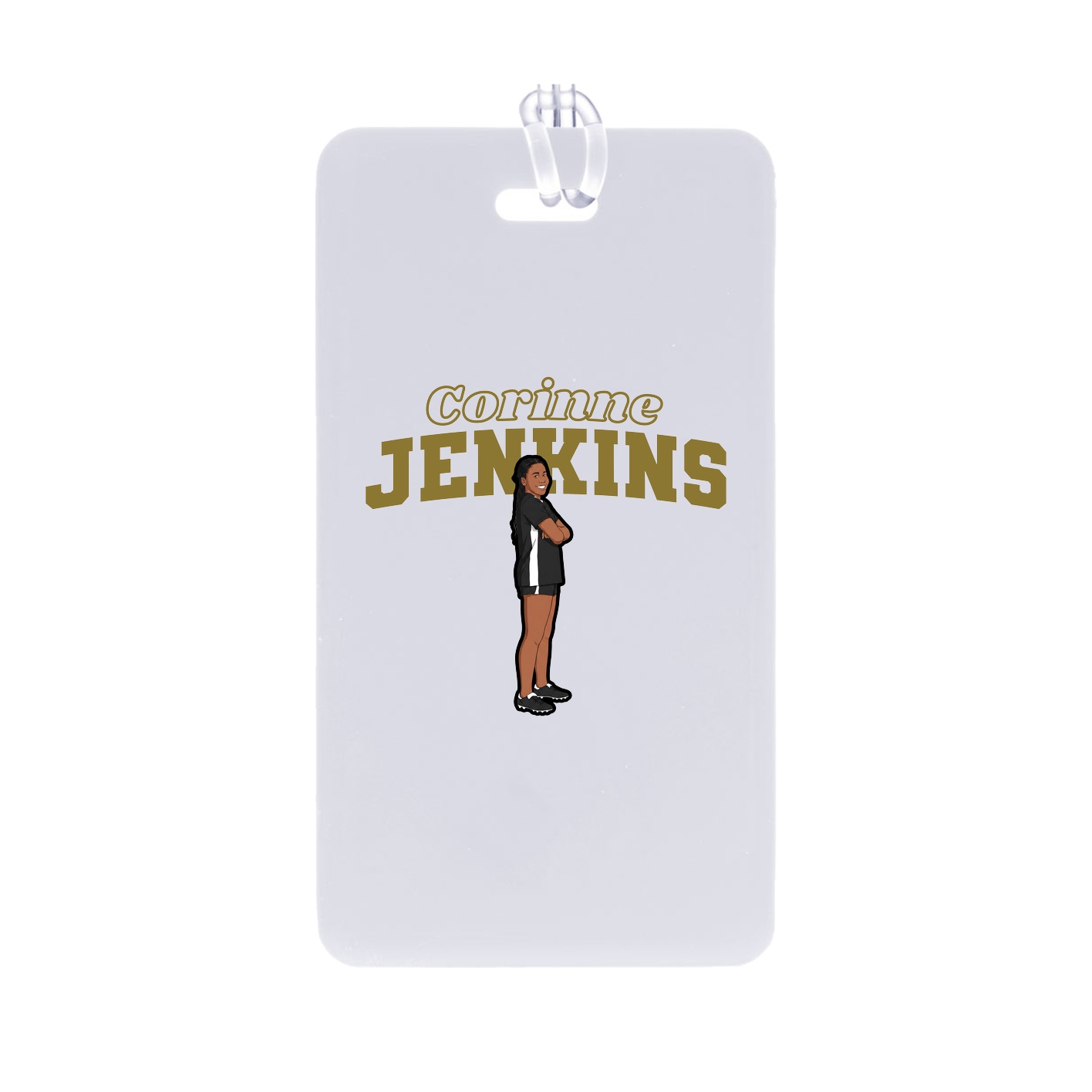 Bag Tag — Name Arch in Classic