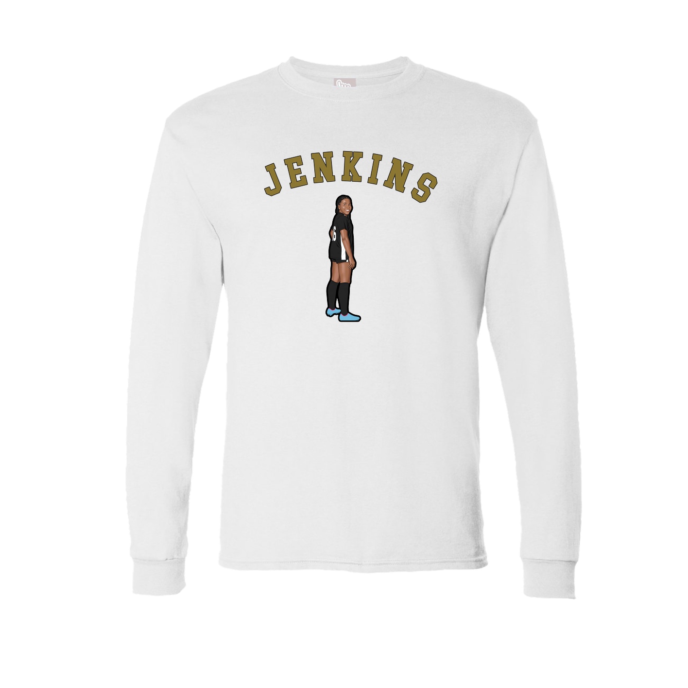 Long Sleeve Tee — Shirsey Arch in White