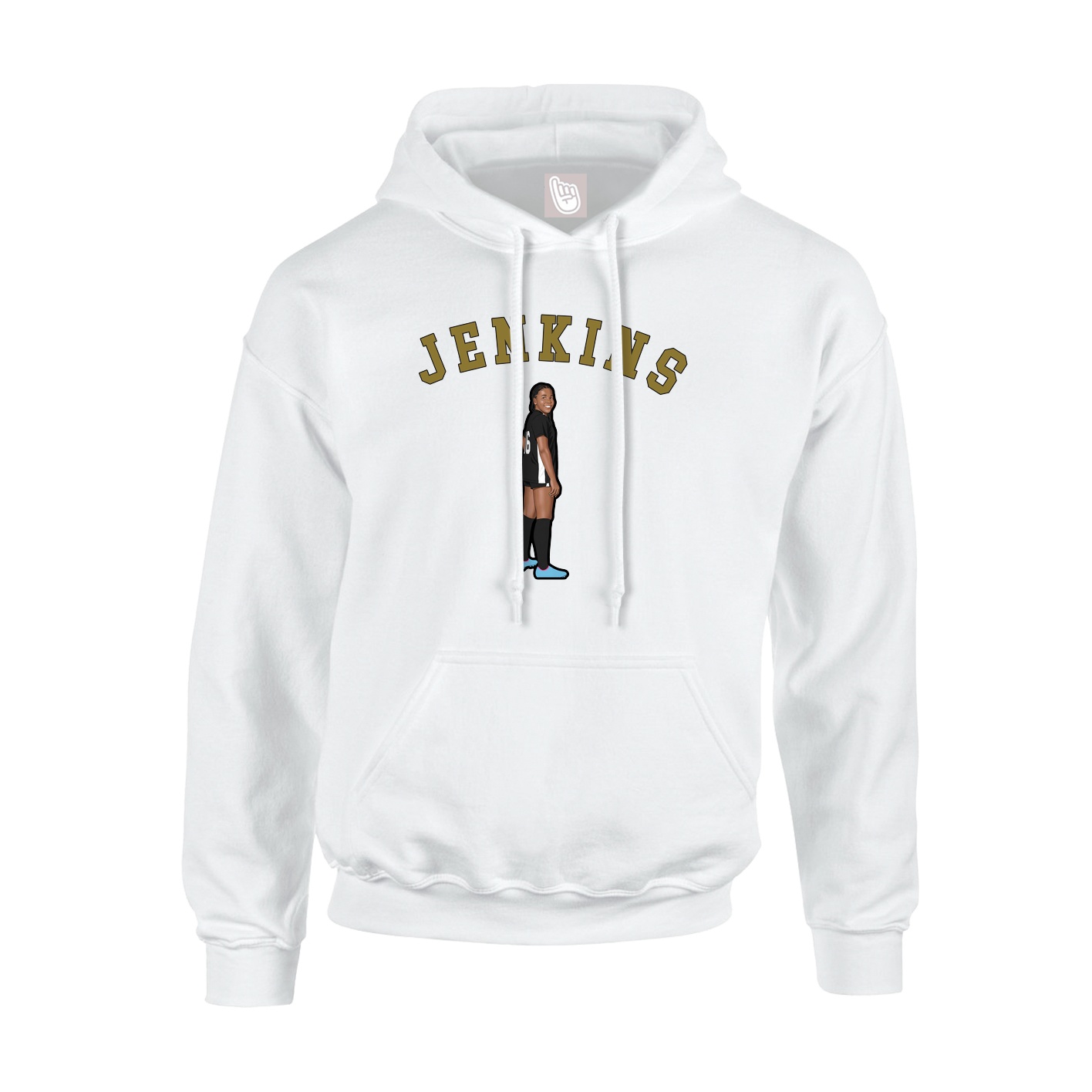 Hoodie — Shirsey Arch in White