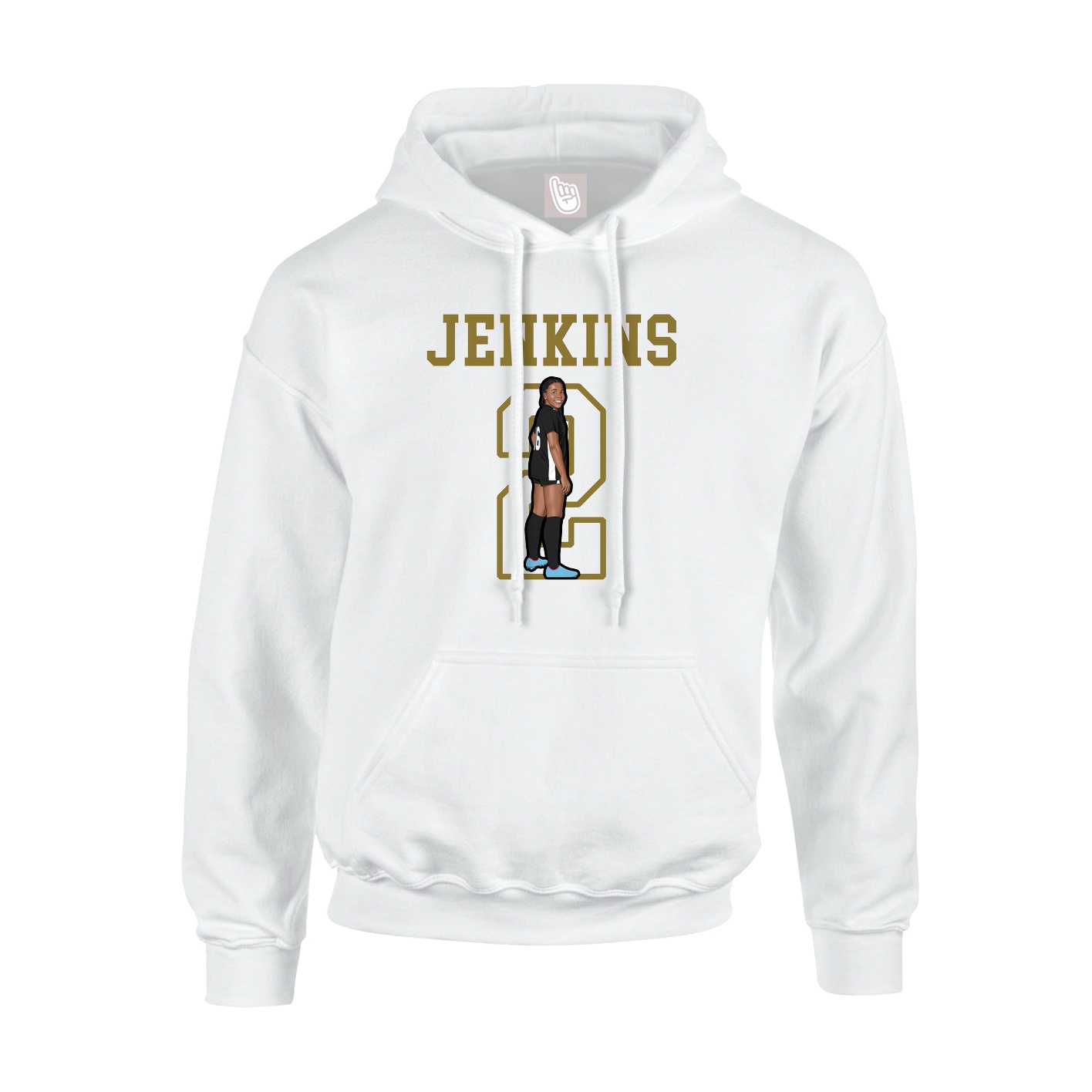 Hoodie — Shirsey in White