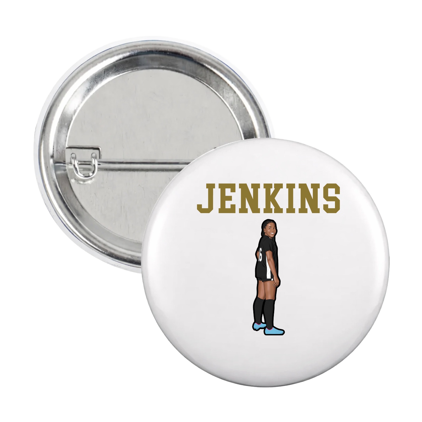 Game Day Button — Shirsey in White