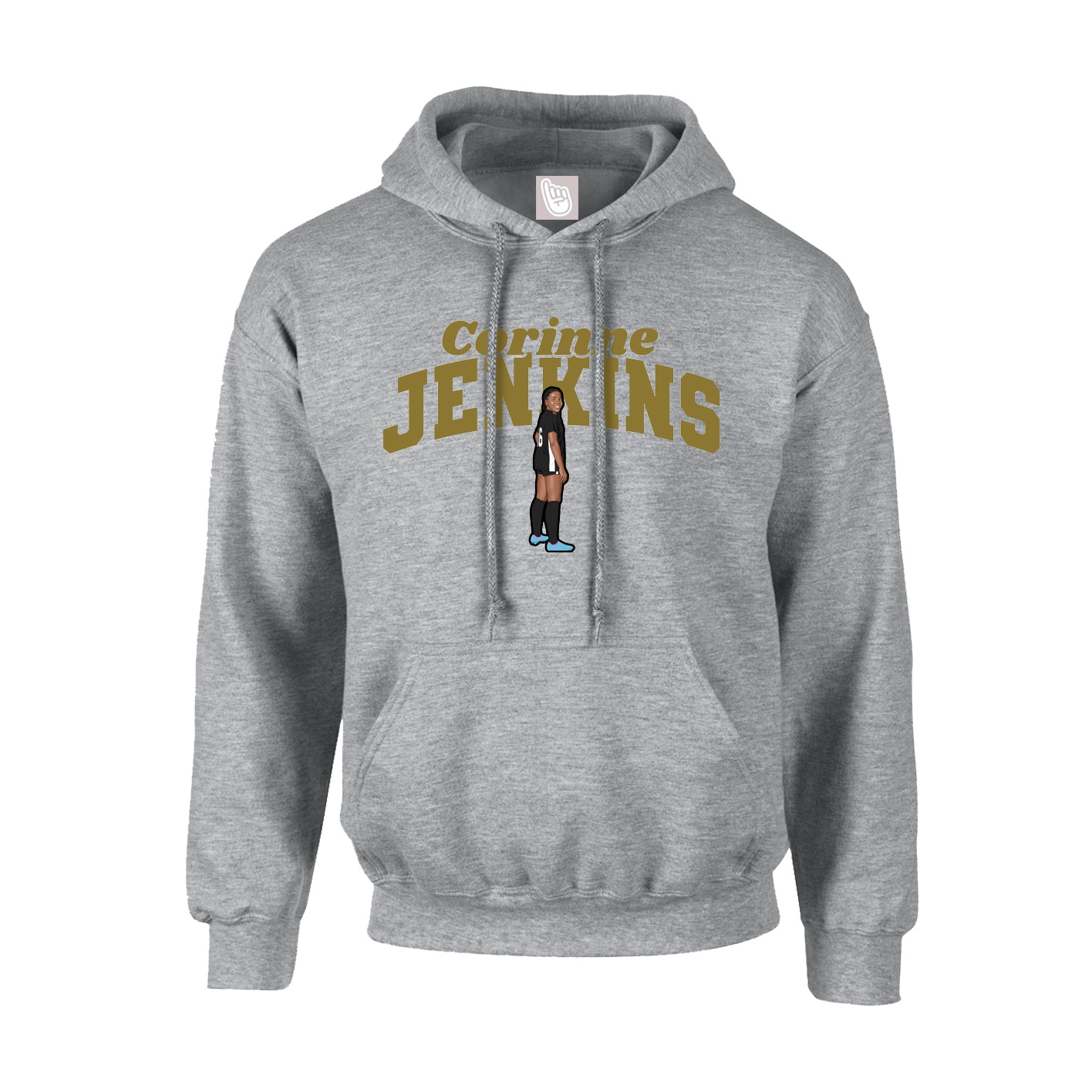 Hoodie — Signature Arch in Grey