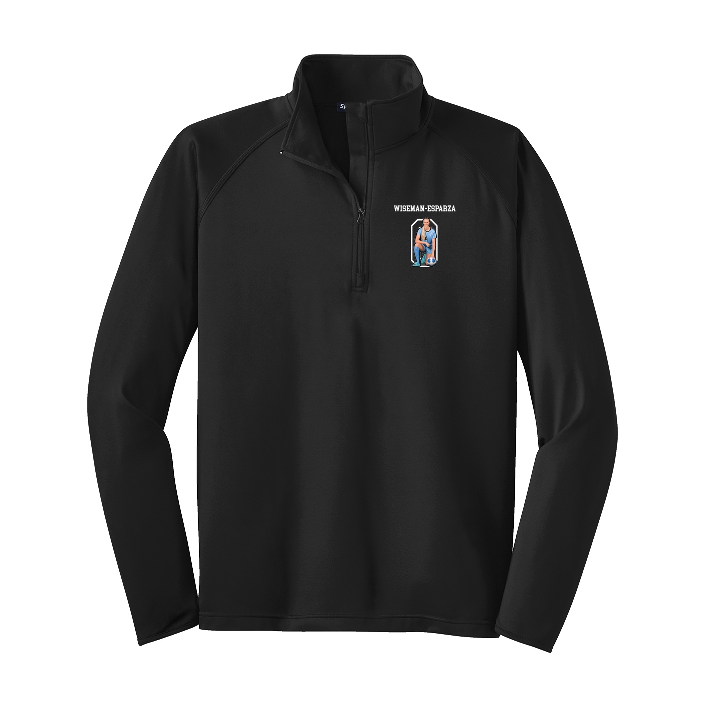 Q-Zip Pullover — Shirsey in Black
