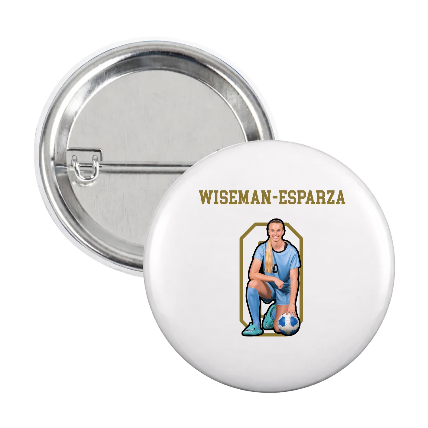 Game Day Button — Shirsey in White