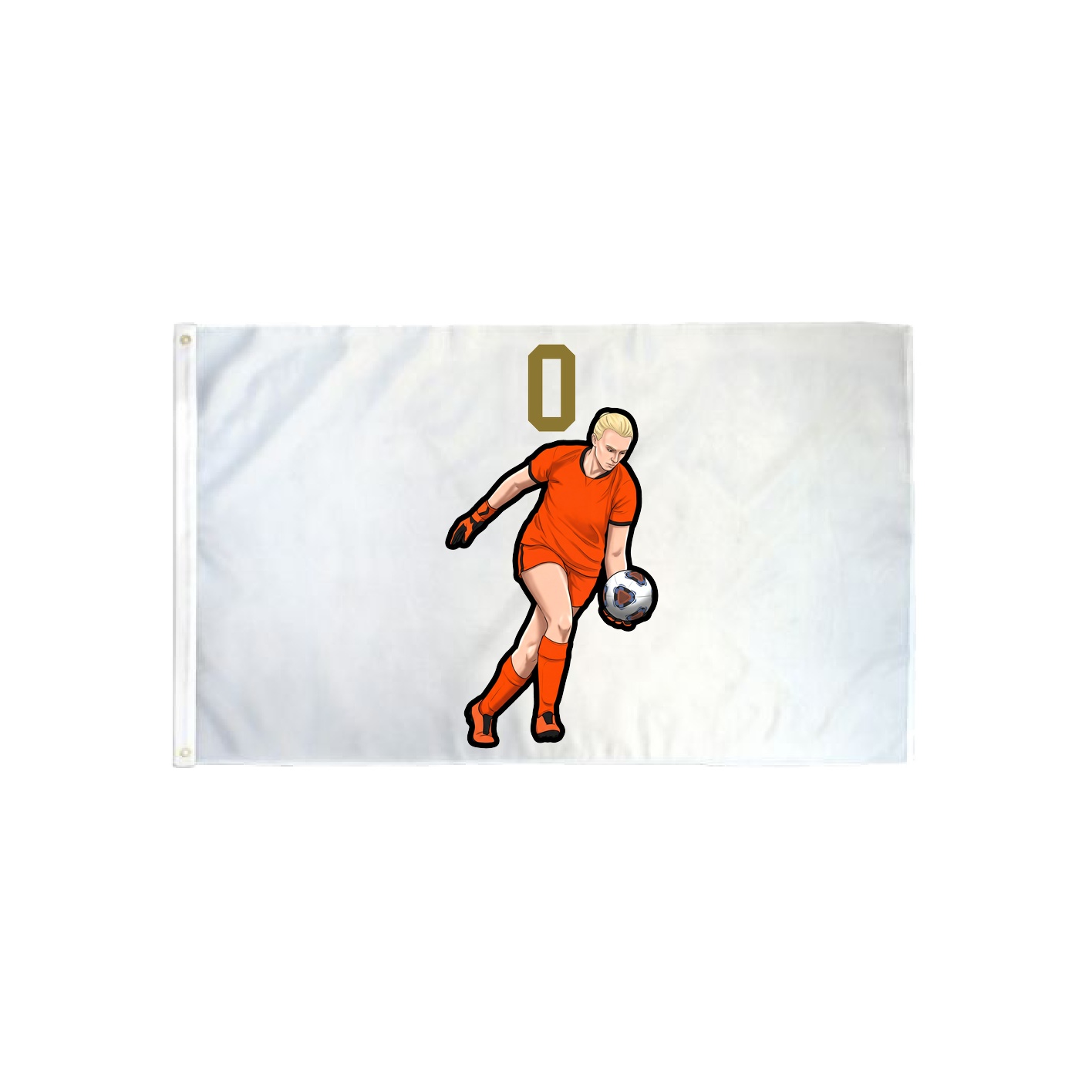 3x5 Flag — Number Top in Classic
