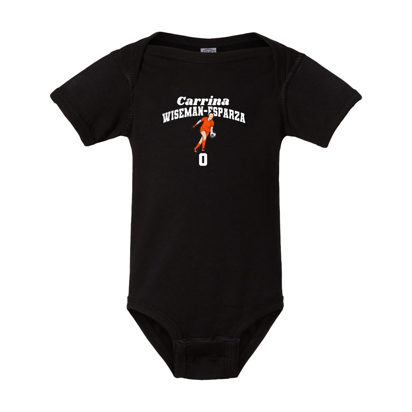 Baby Onesie — Signature Arch in Black