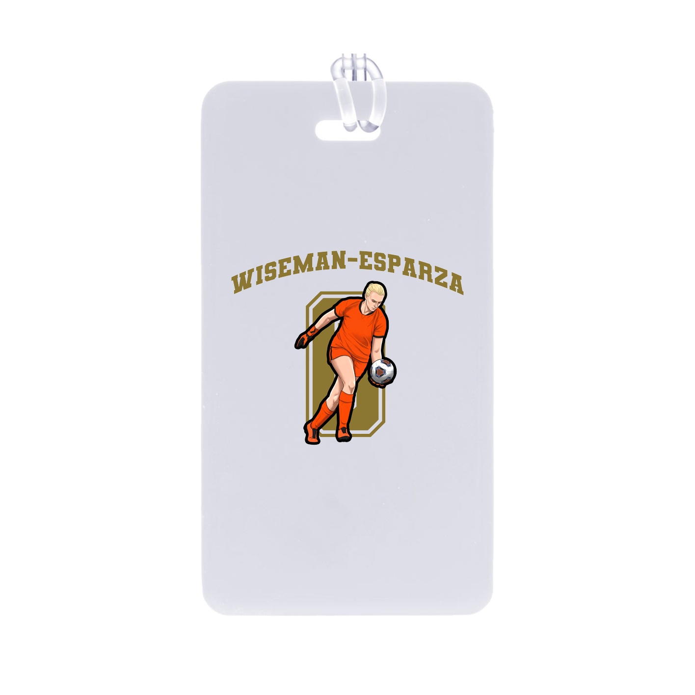 Bag Tag — Number in Classic