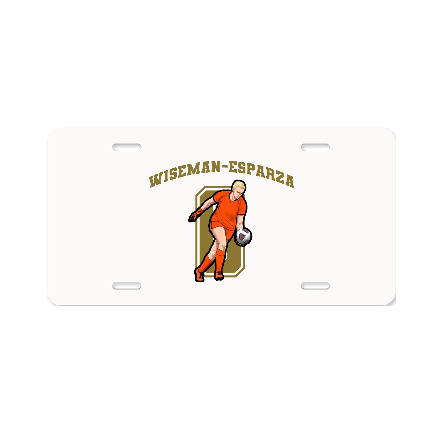 License Plate — Number in Classic