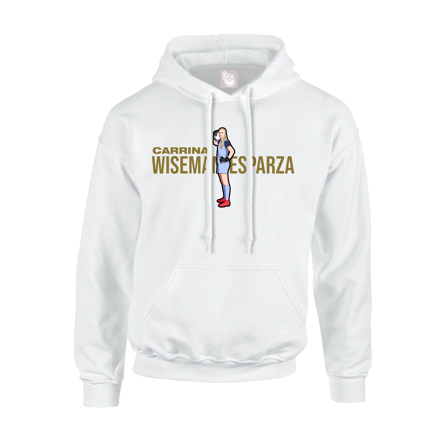 Hoodie — Player Name in White