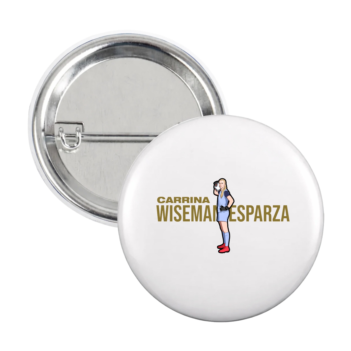 Game Day Button — Player Name in White