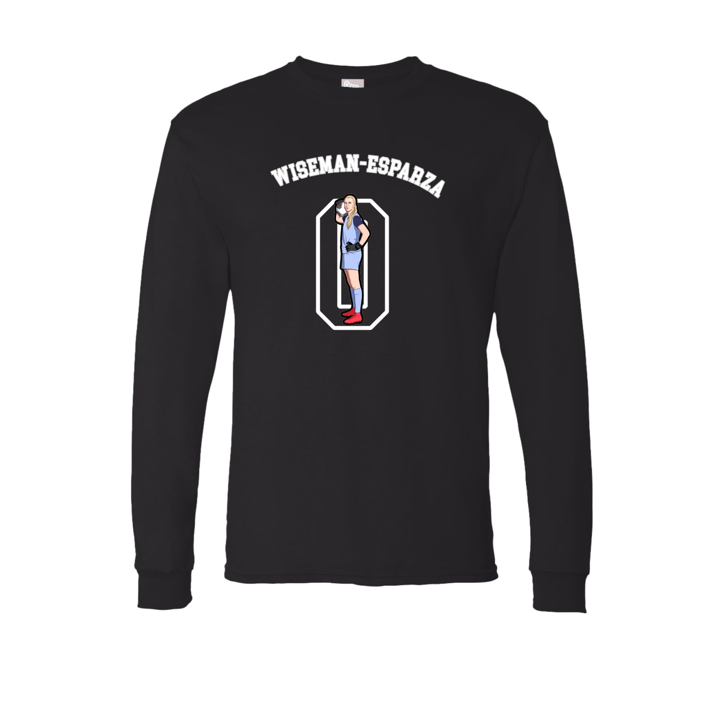 Long Sleeve Tee — Shirsey Arch in Black