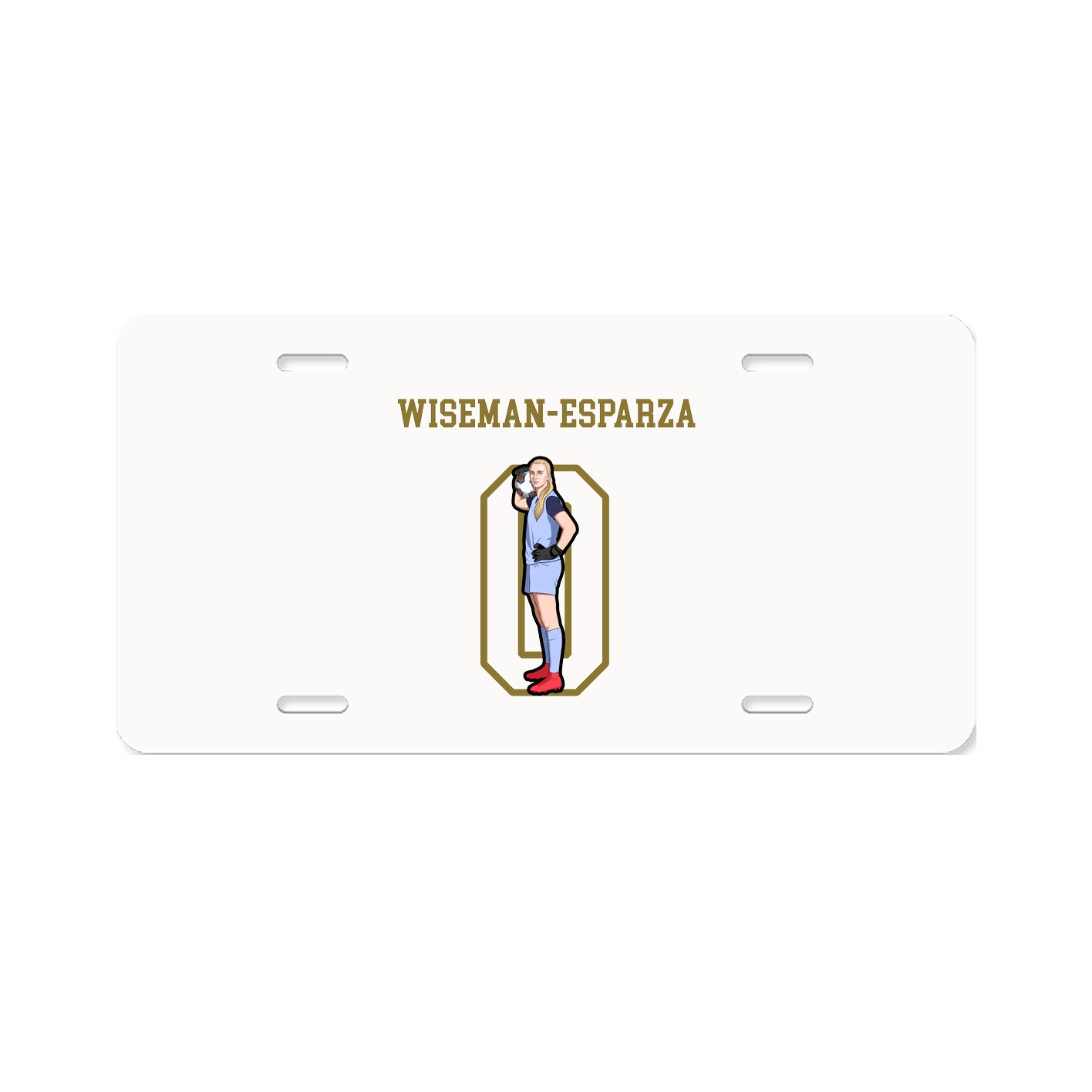 License Plate — Shirsey in Classic